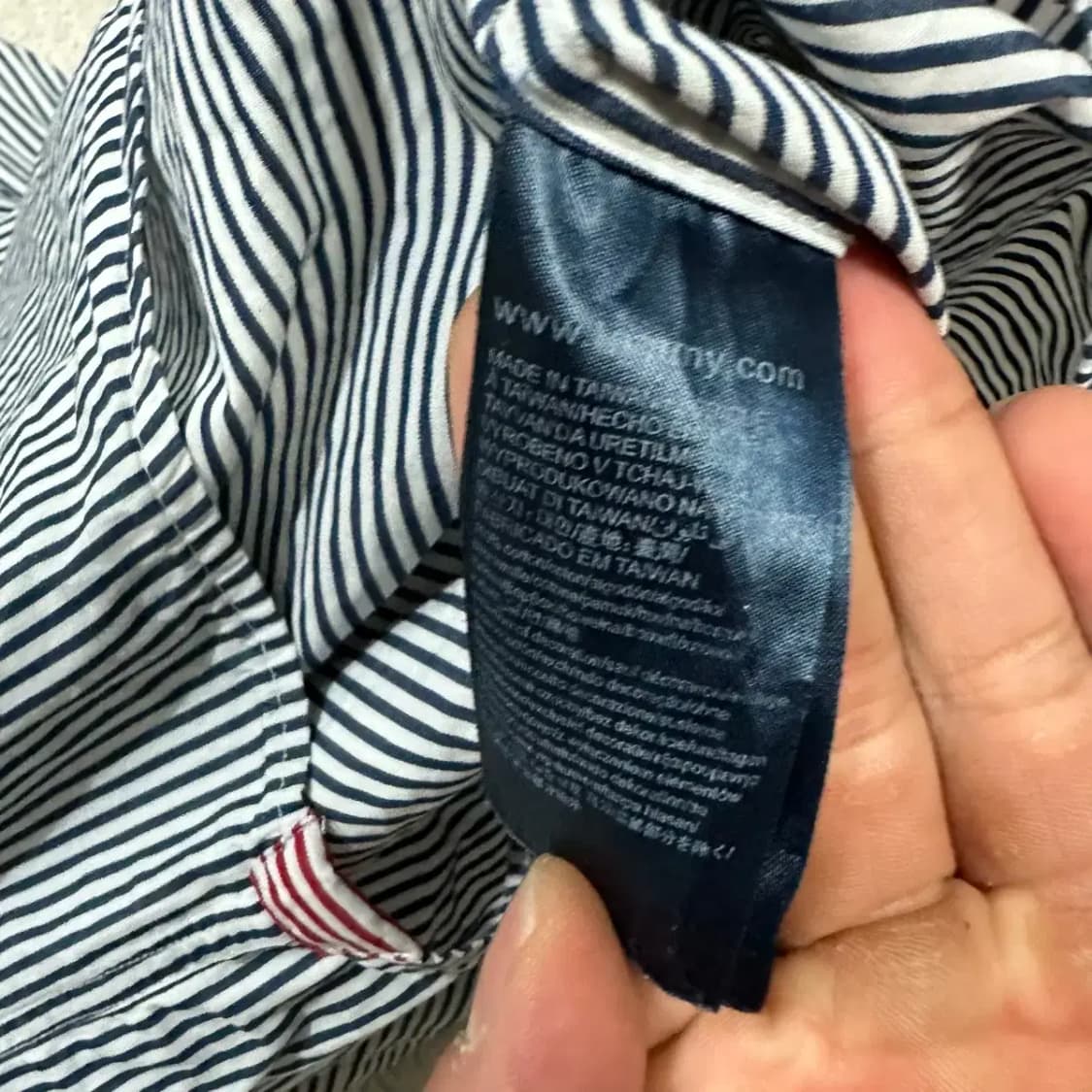 타미힐피거 셔츠 스트라이프 m 상품이미지4