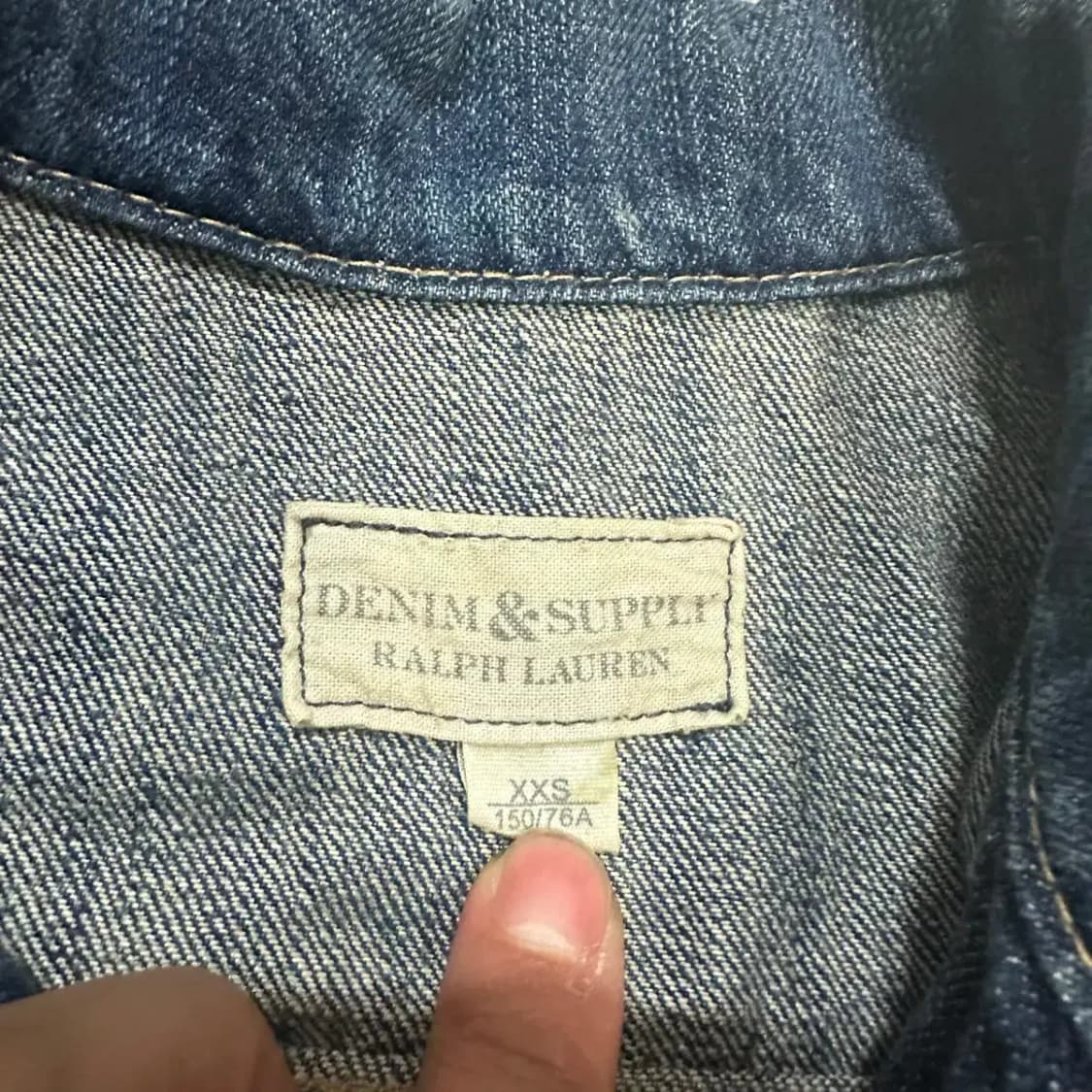 폴로 데님앤서플라이 데님 자켓 여성 xxs 상품이미지2