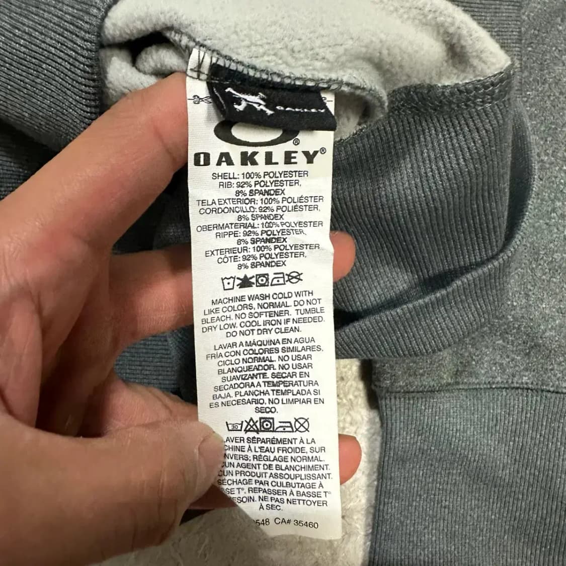 오클리 후드집업 기모 s 상품이미지4