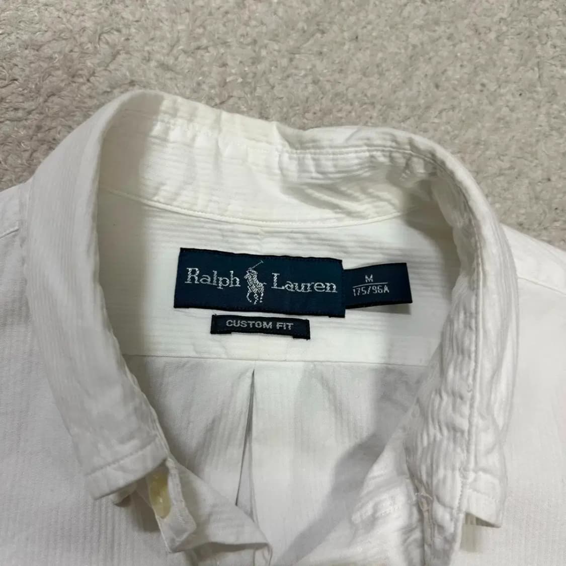폴로 셔츠 화이트 m 상품이미지3
