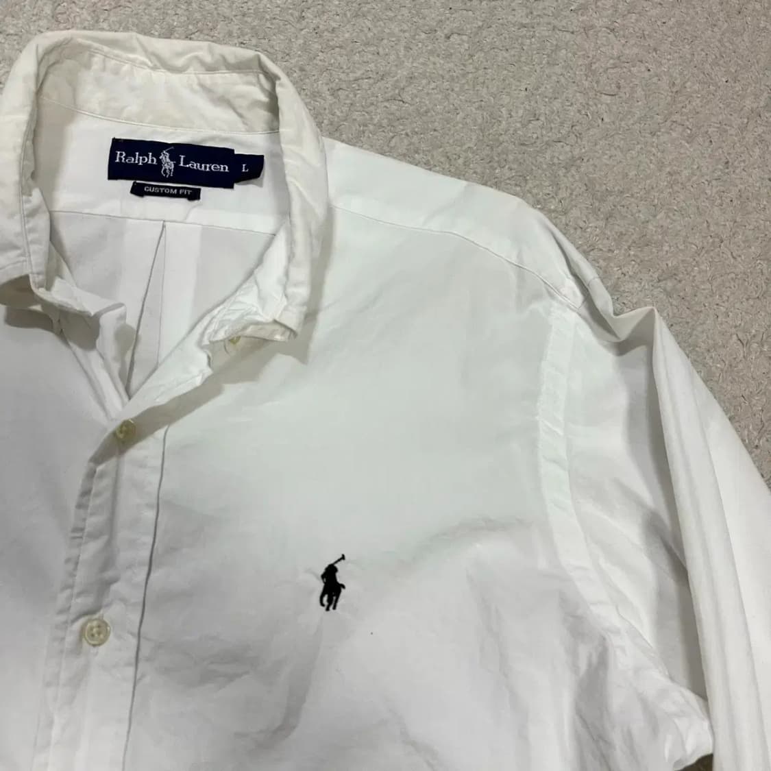 폴로 셔츠 화이트 m 상품이미지2