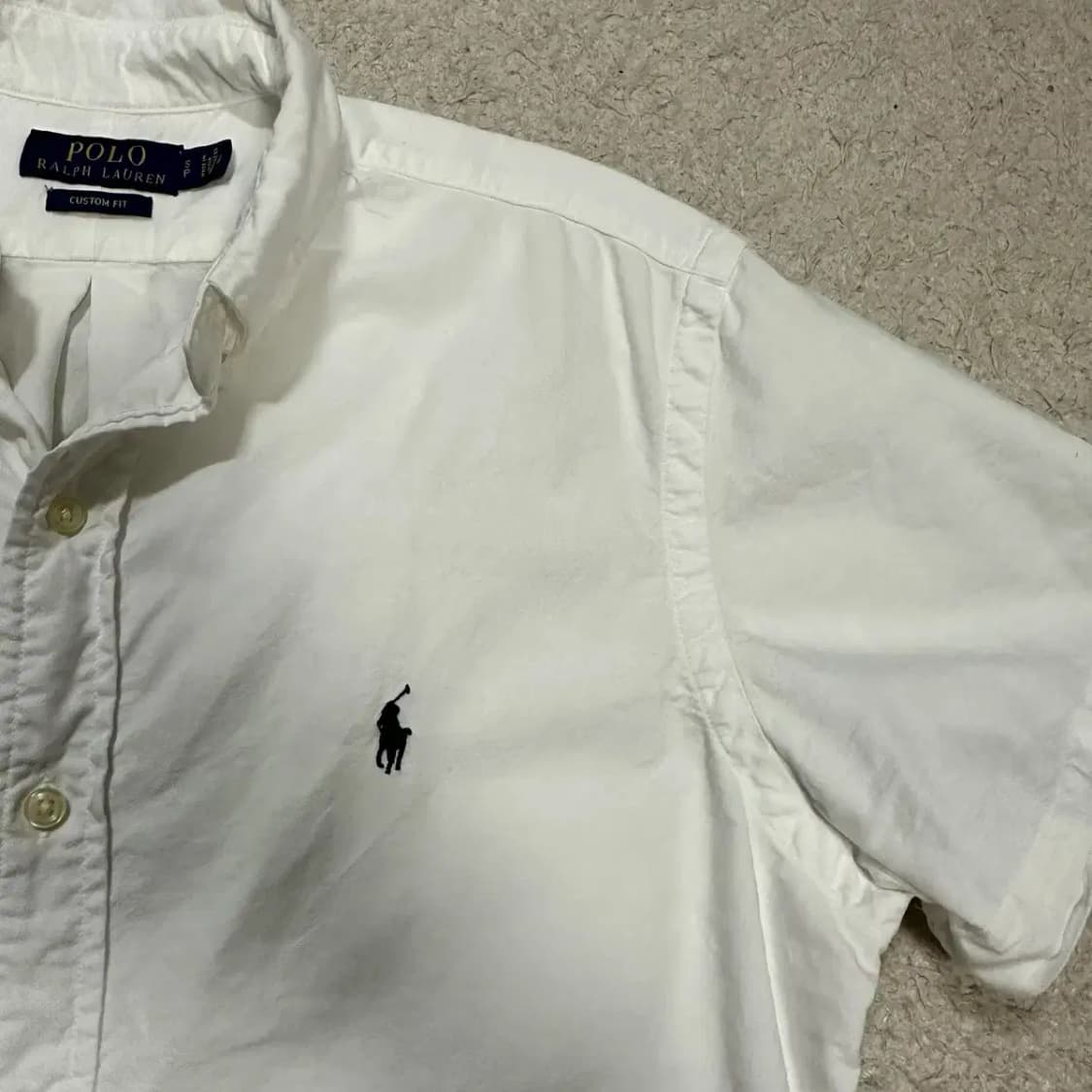 폴로 반팔 셔츠 화이트 s 상품이미지4