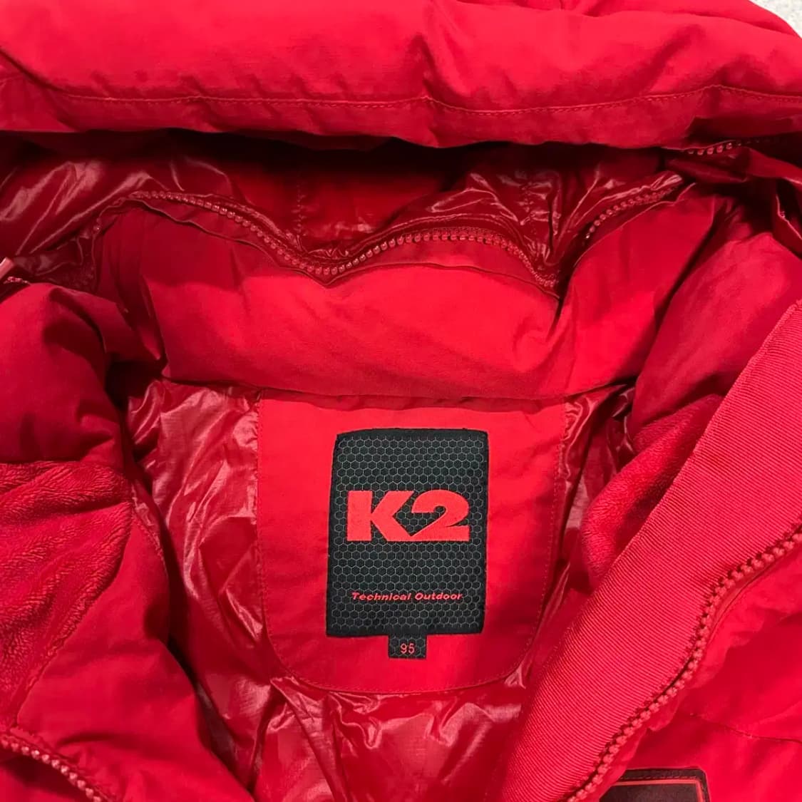 k2 패딩 레드 95 상품이미지3
