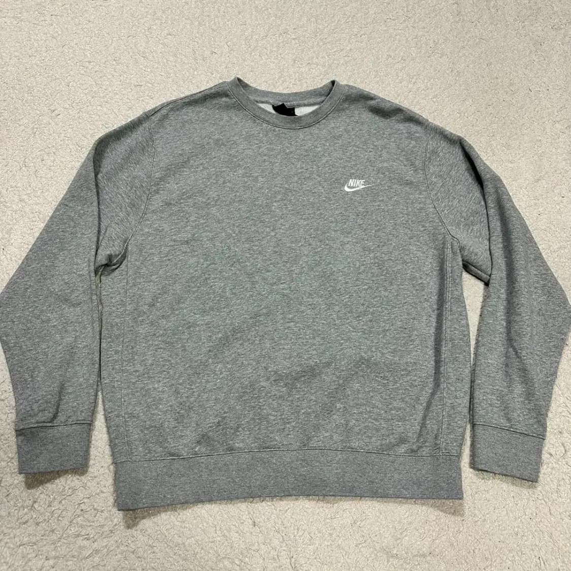 나이키 맨투맨 그레이 xxl 110 상품이미지1