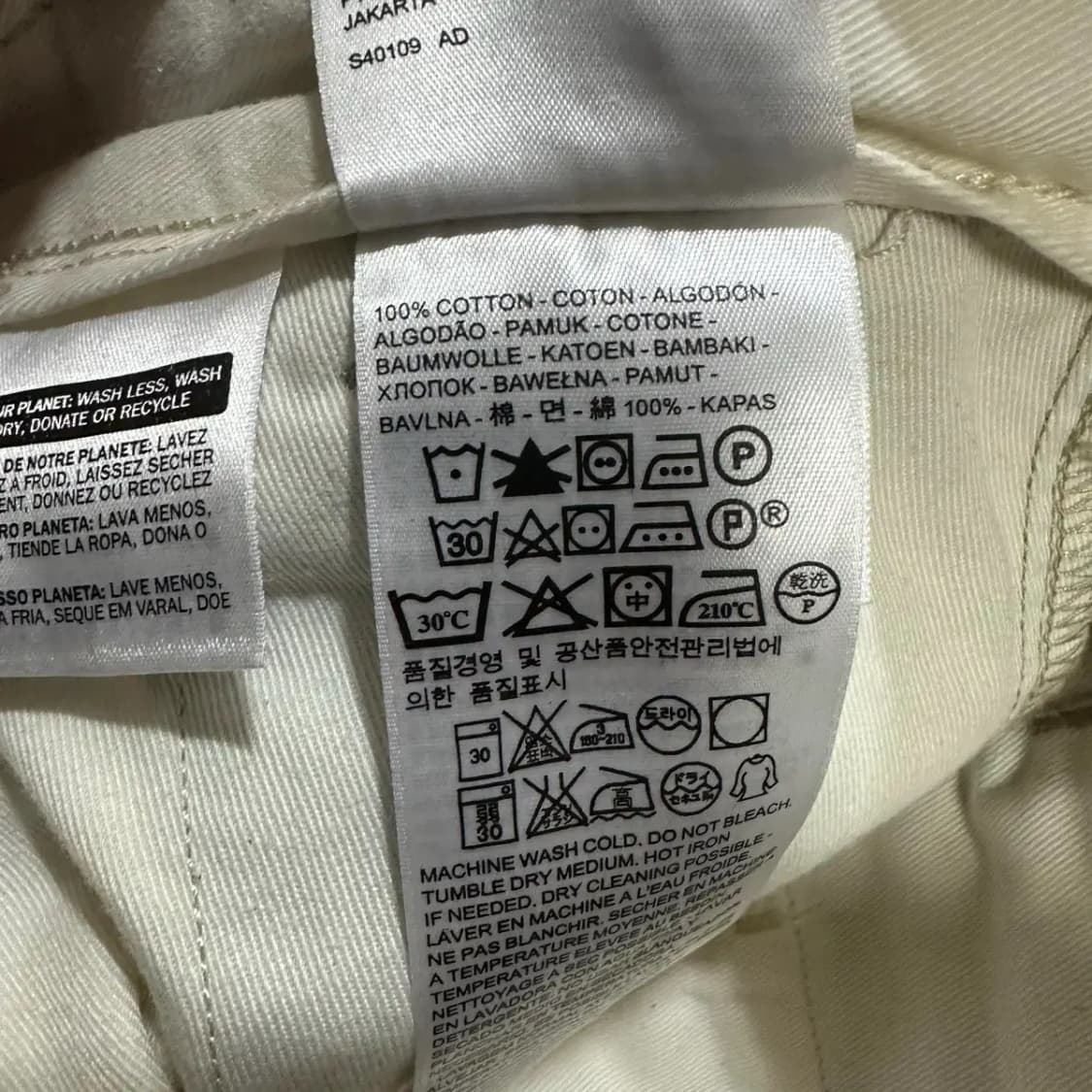 리바이스 면바지 팬츠 30인치 상품이미지5