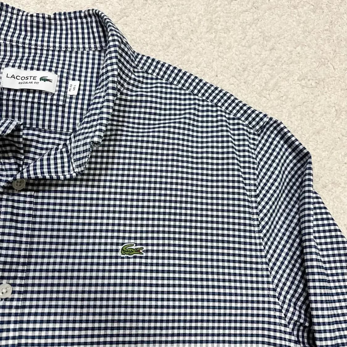 라코스테 셔츠 체크 105 상품이미지2