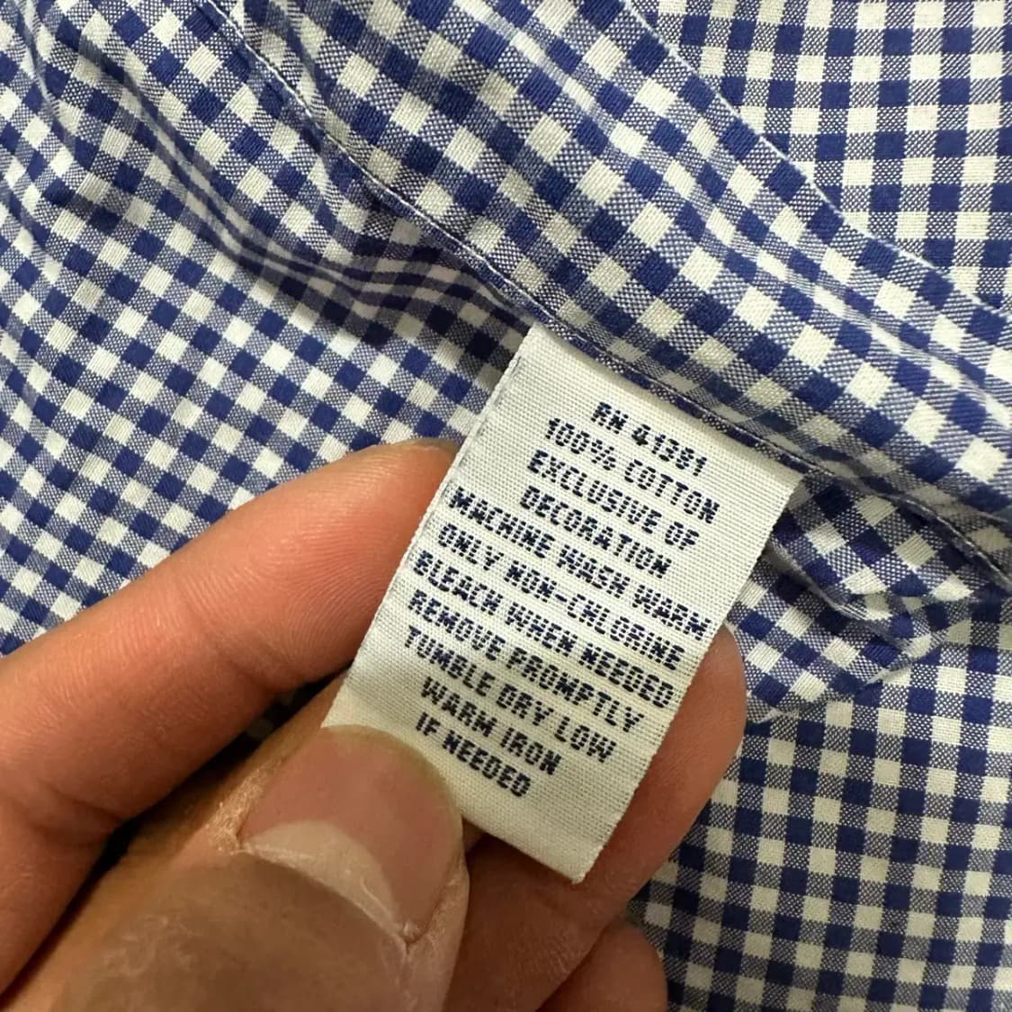 폴로 셔츠 체크 L 상품이미지4