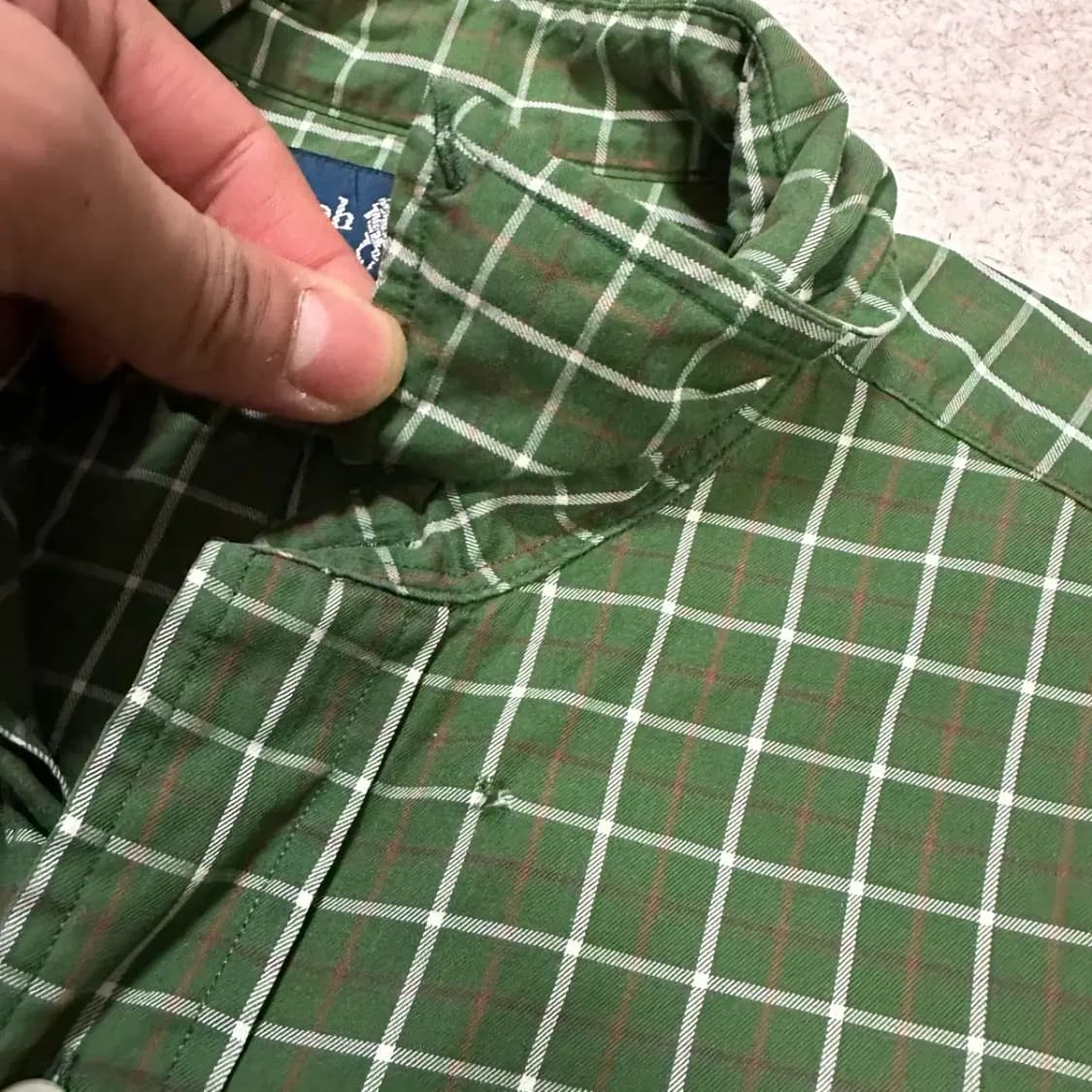 폴로 셔츠 체크 s 상품이미지3