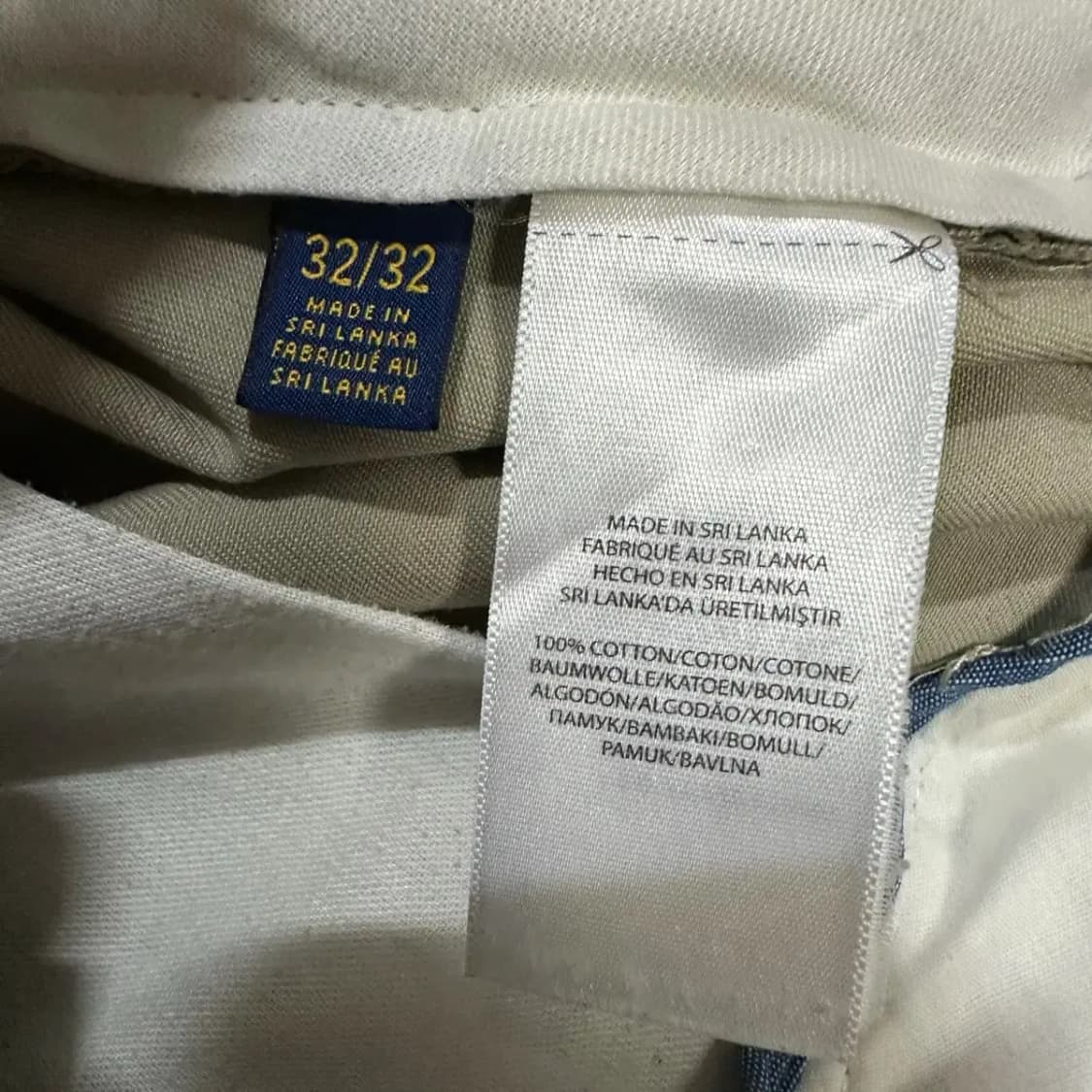 폴로 면바지 치노 팬츠 32인치 상품이미지5
