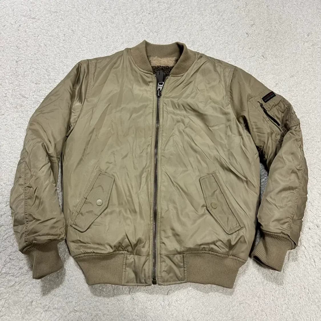 지프 양면 후리스 집업 점퍼 s 90 상품이미지1