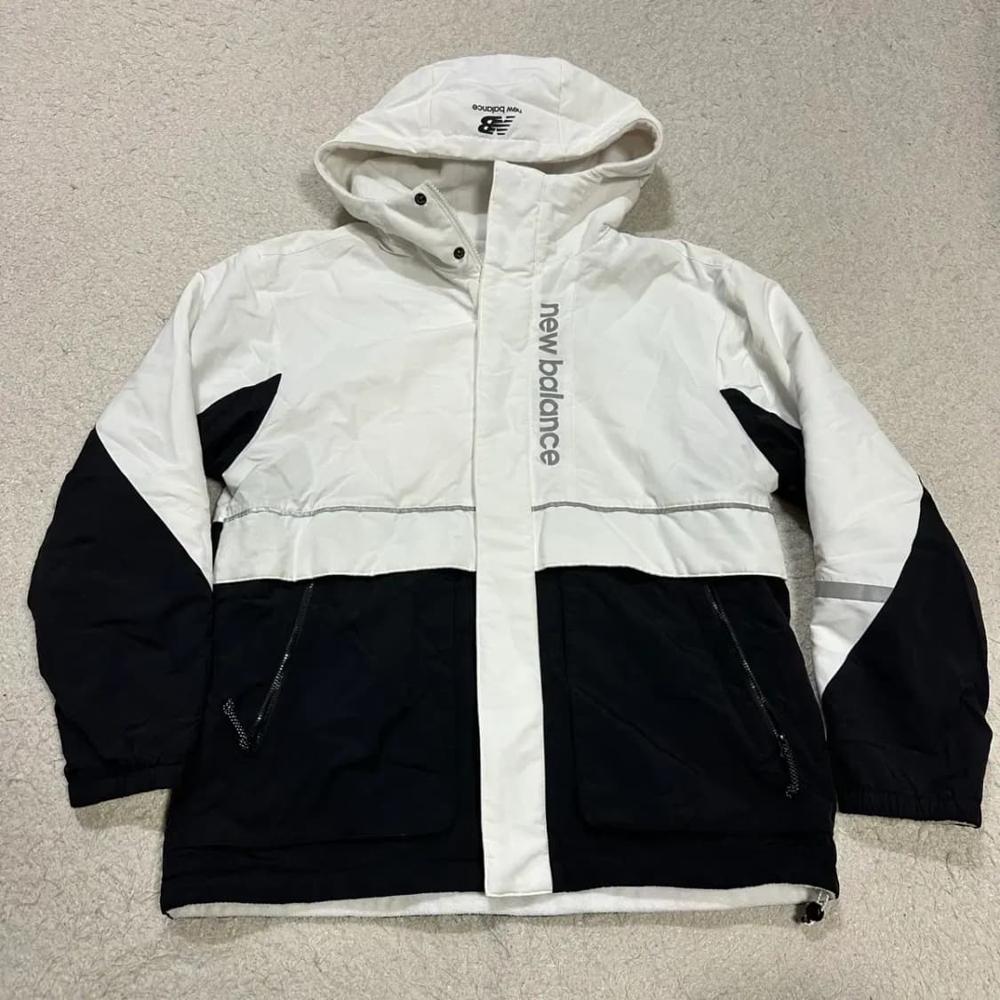 뉴발란스 양면 후리스 집업 점퍼 L 100 상품이미지1