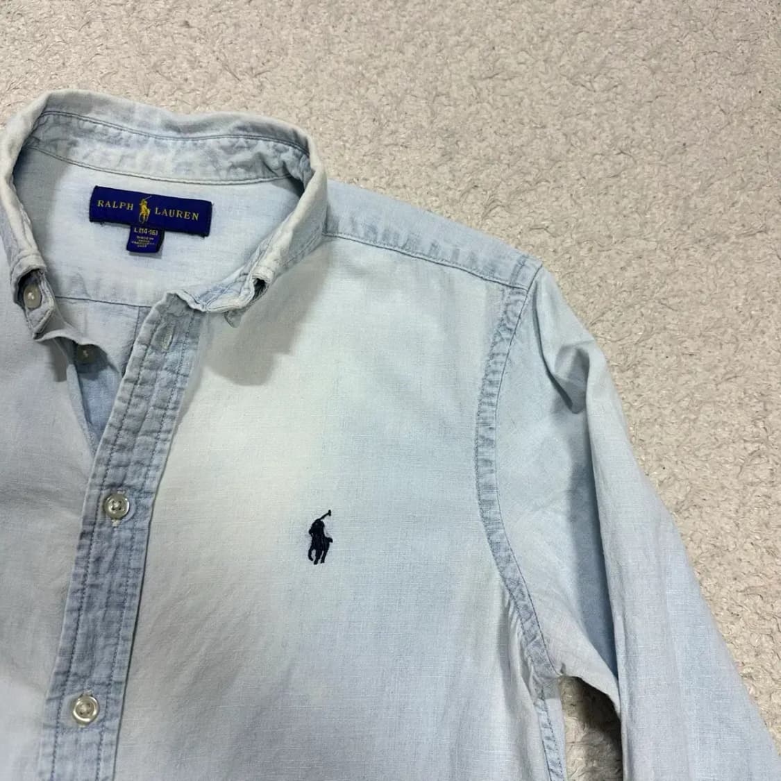 폴로 데님 셔츠 여성 추천 상품이미지2