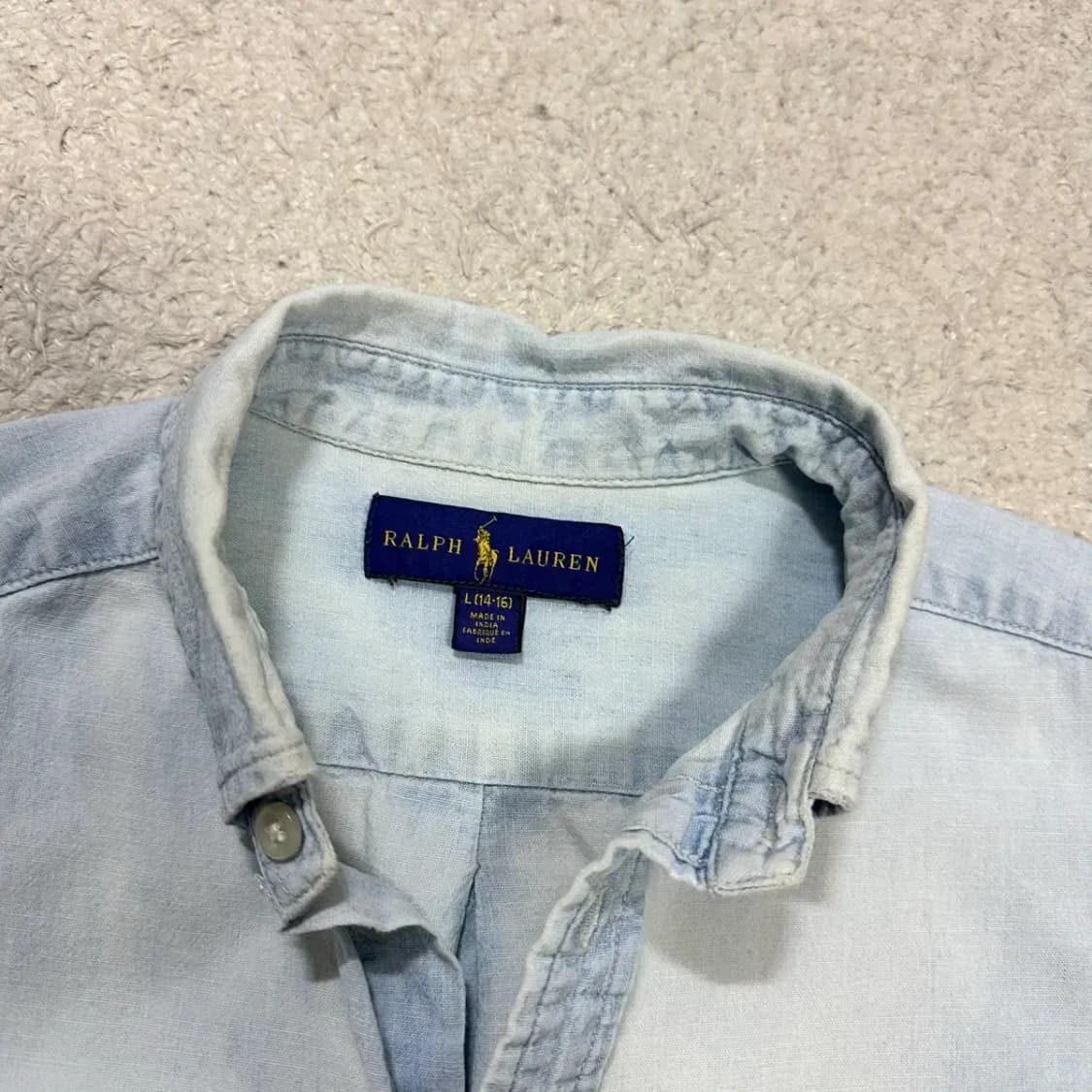 폴로 데님 셔츠 여성 추천 상품이미지3