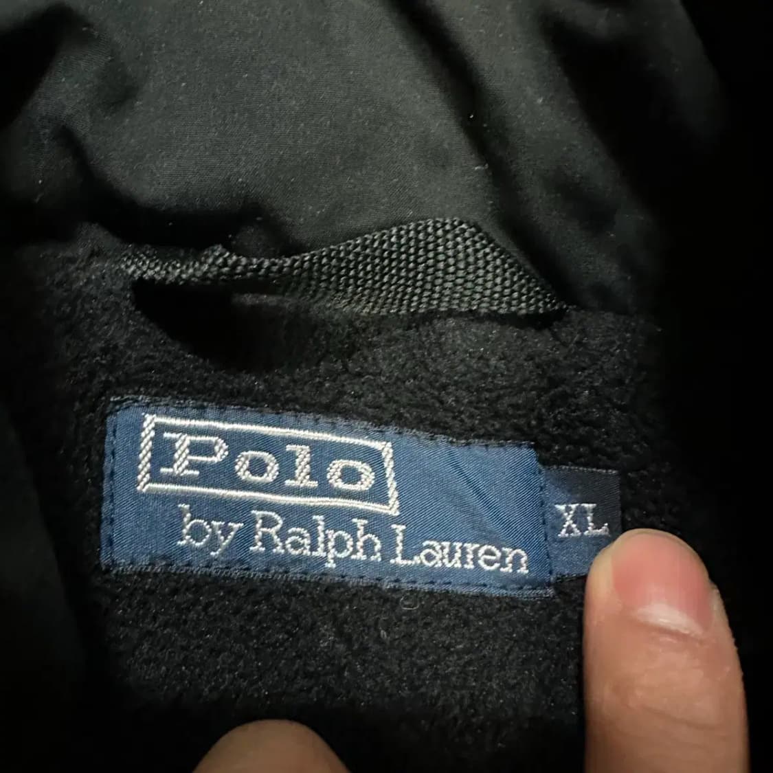 폴로 점퍼 블랙 XL 상품이미지3