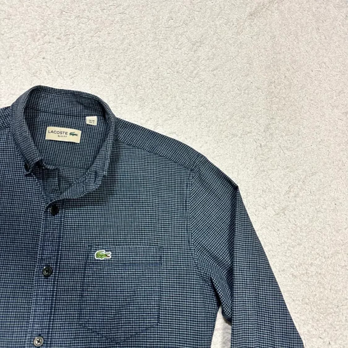라코스테 셔츠 체크 s 95 상품이미지2