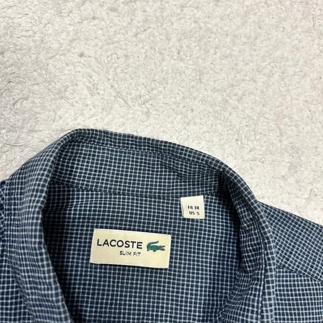 라코스테 셔츠 체크 s 95 상품이미지3