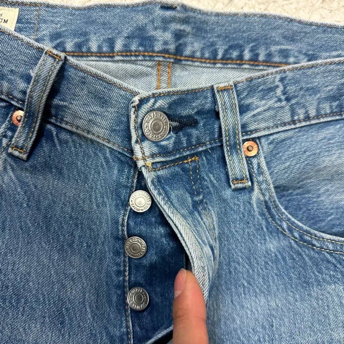 리바이스 501 청바지 데님 팬츠 32인치 상품이미지2