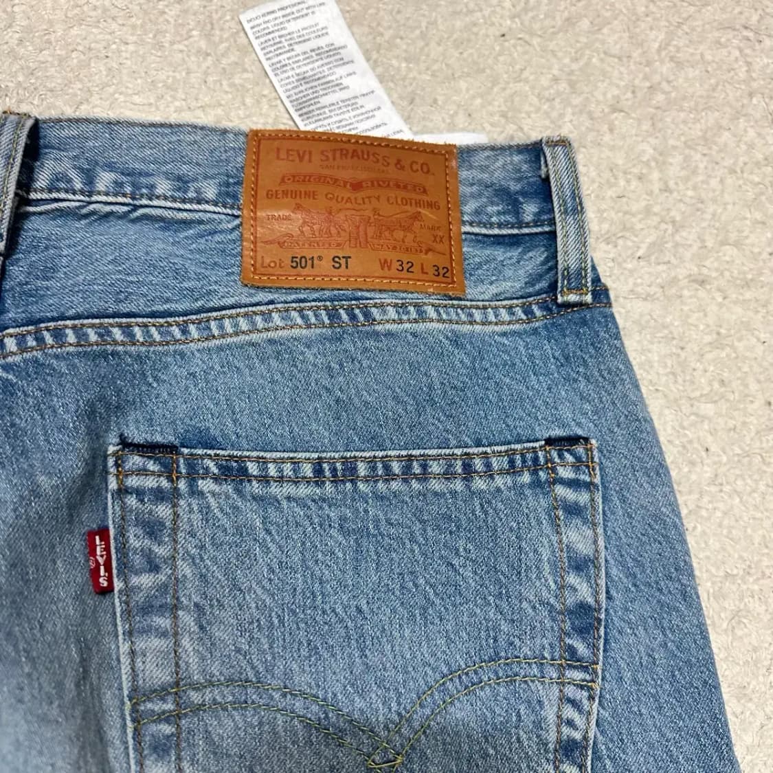 리바이스 501 청바지 데님 팬츠 32인치 상품이미지8