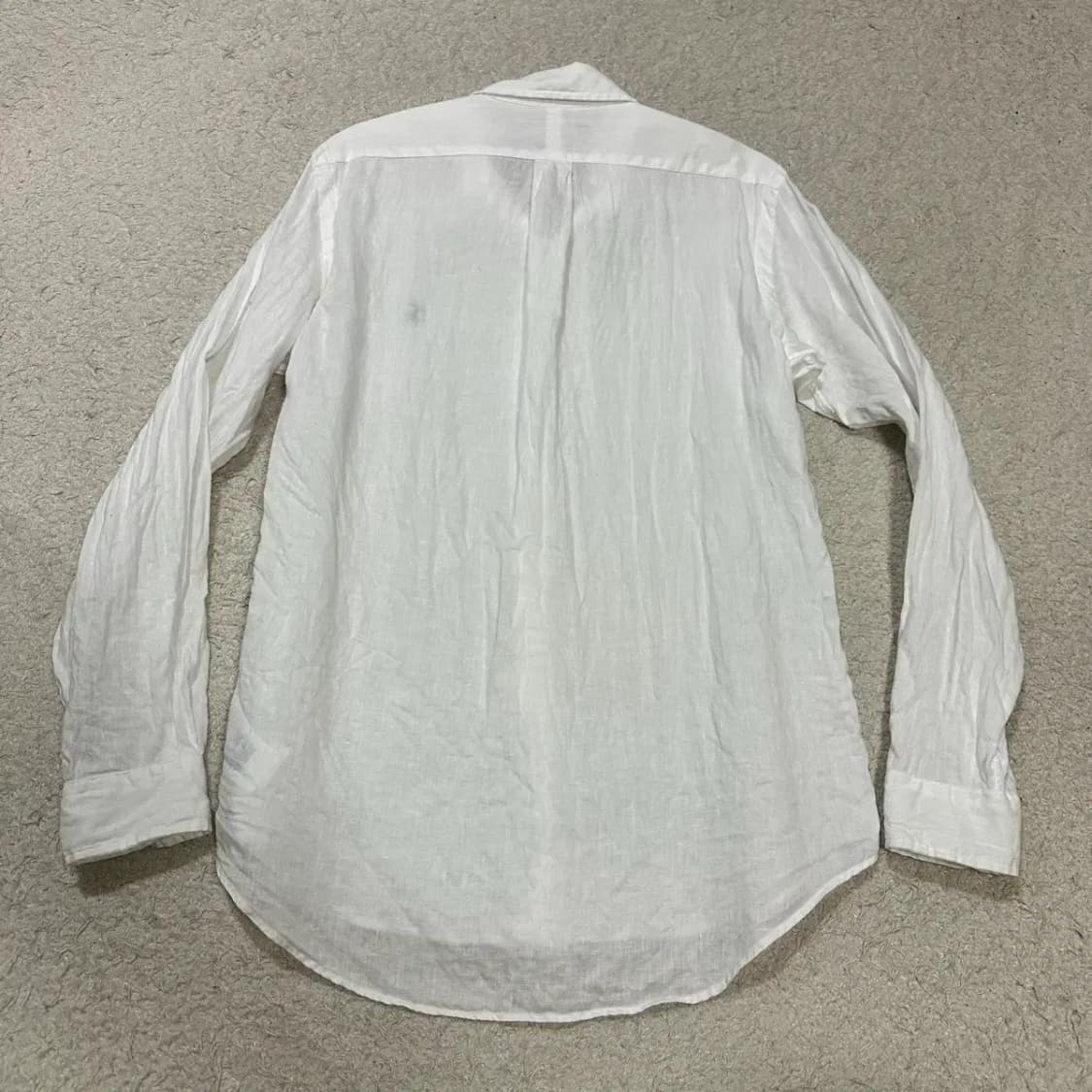 폴로 린넨 셔츠 화이트 s 상품이미지5