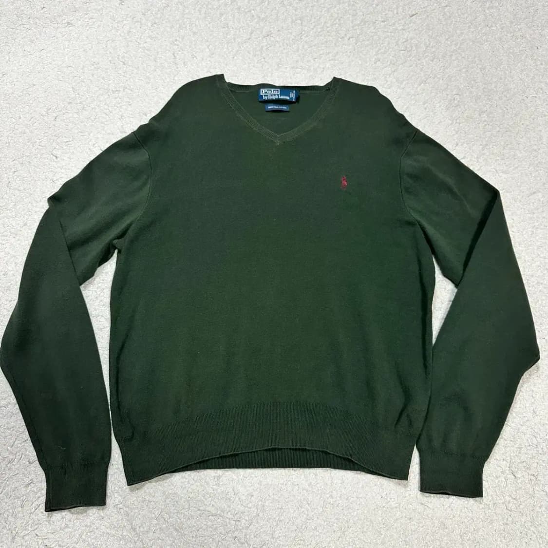 폴로 니트 브이넥 L 상품이미지1