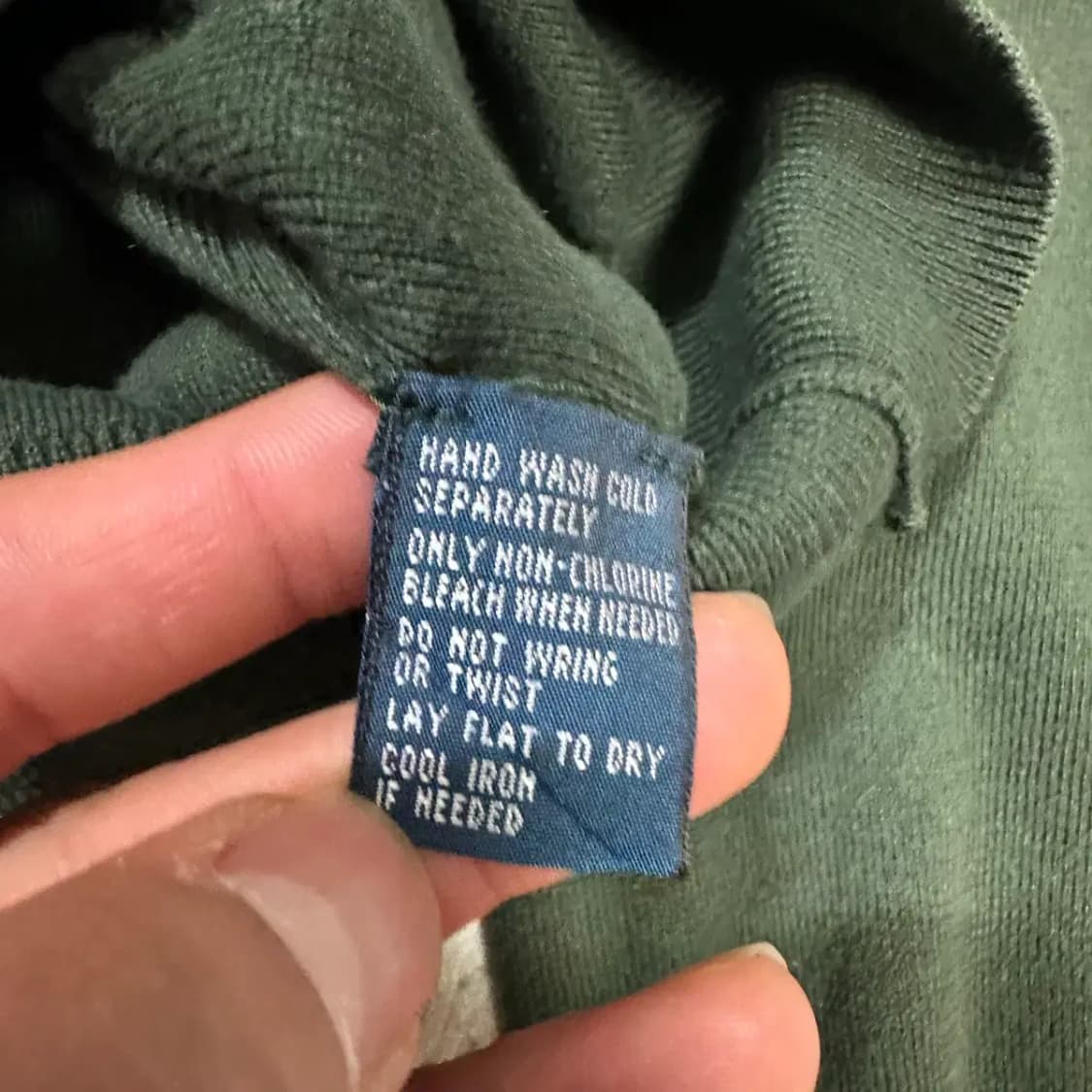 폴로 니트 브이넥 L 상품이미지5