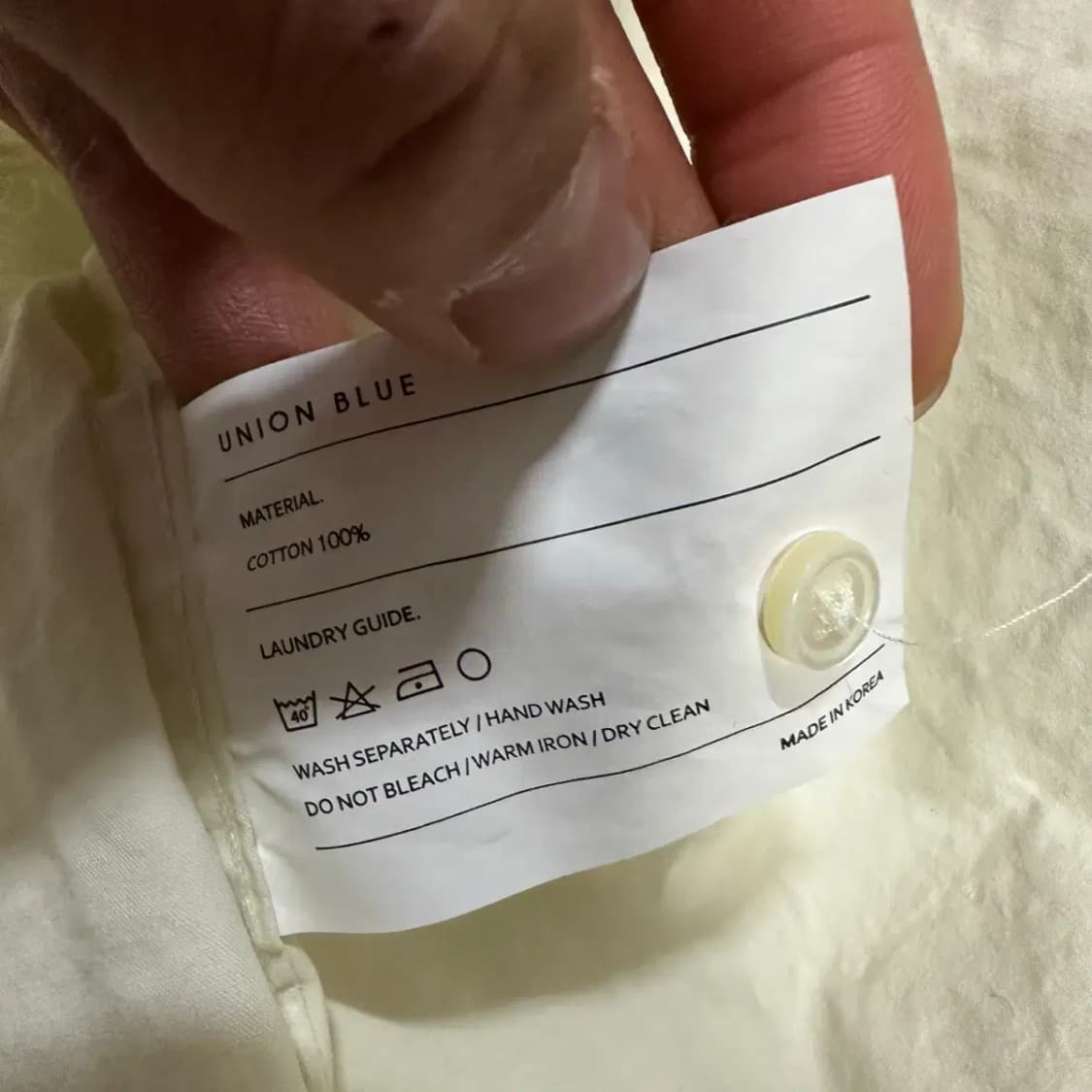 유니온블루 셔츠 xxl 상품이미지3