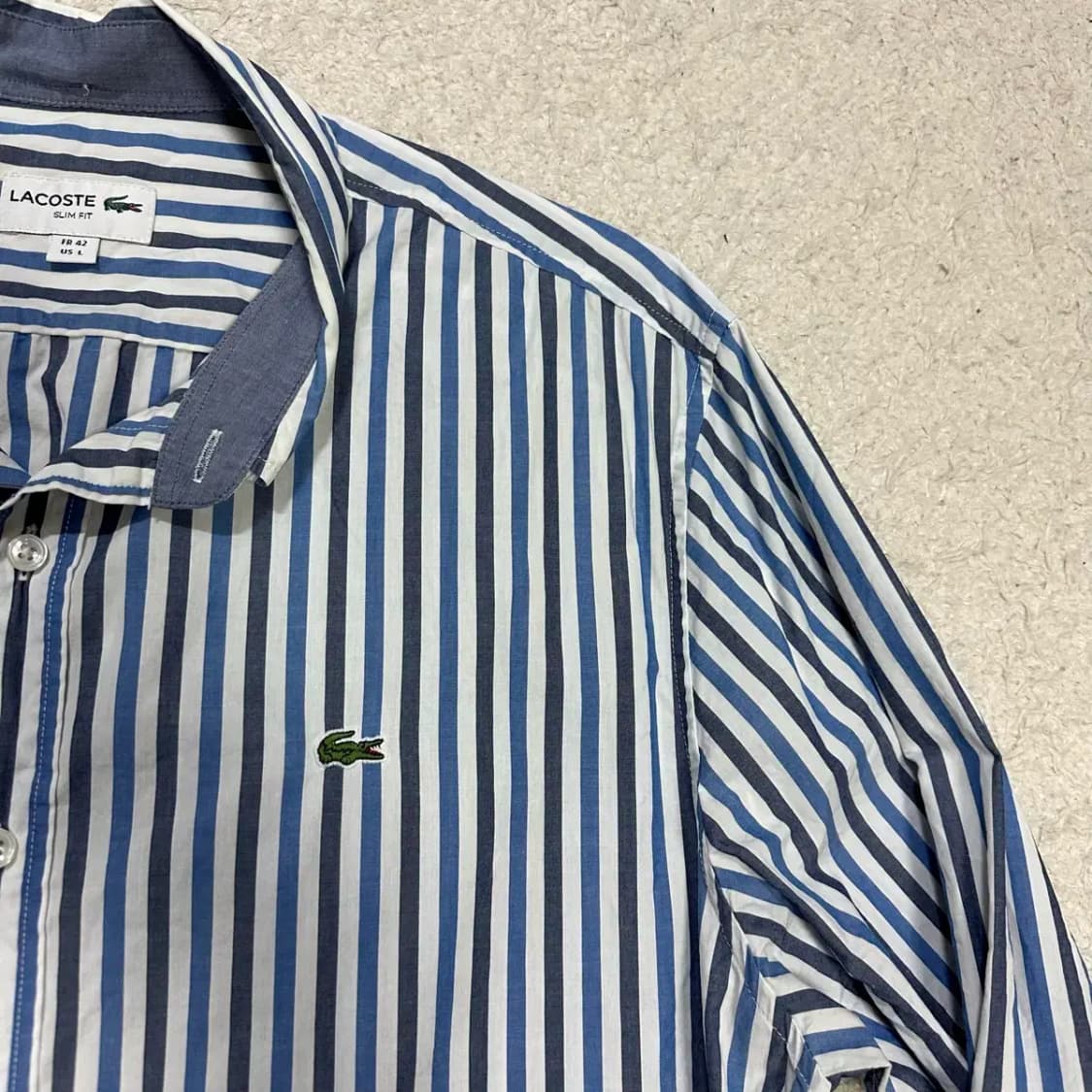 라코스테 셔츠 스트라이프 L 105 상품이미지2