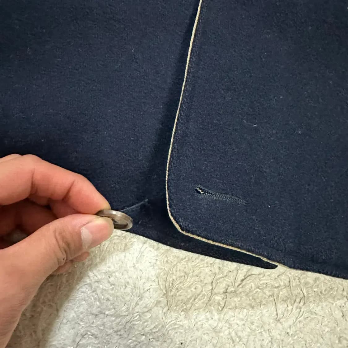 폴로 양면 모직 코트 일경물산 95 상품이미지3