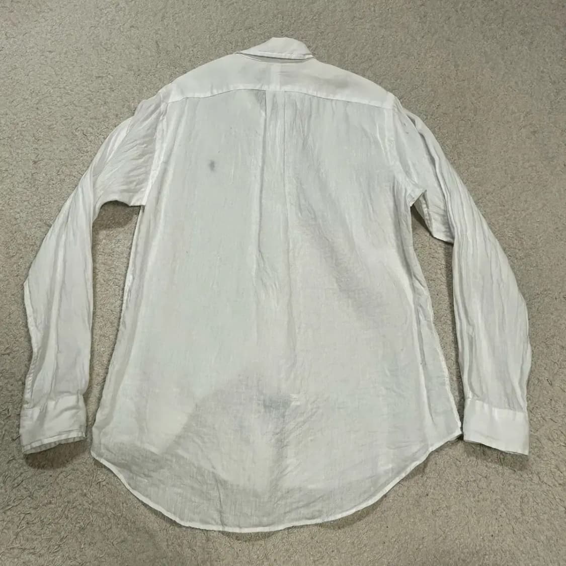 폴로 린넨 셔츠 화이트 s 상품이미지5