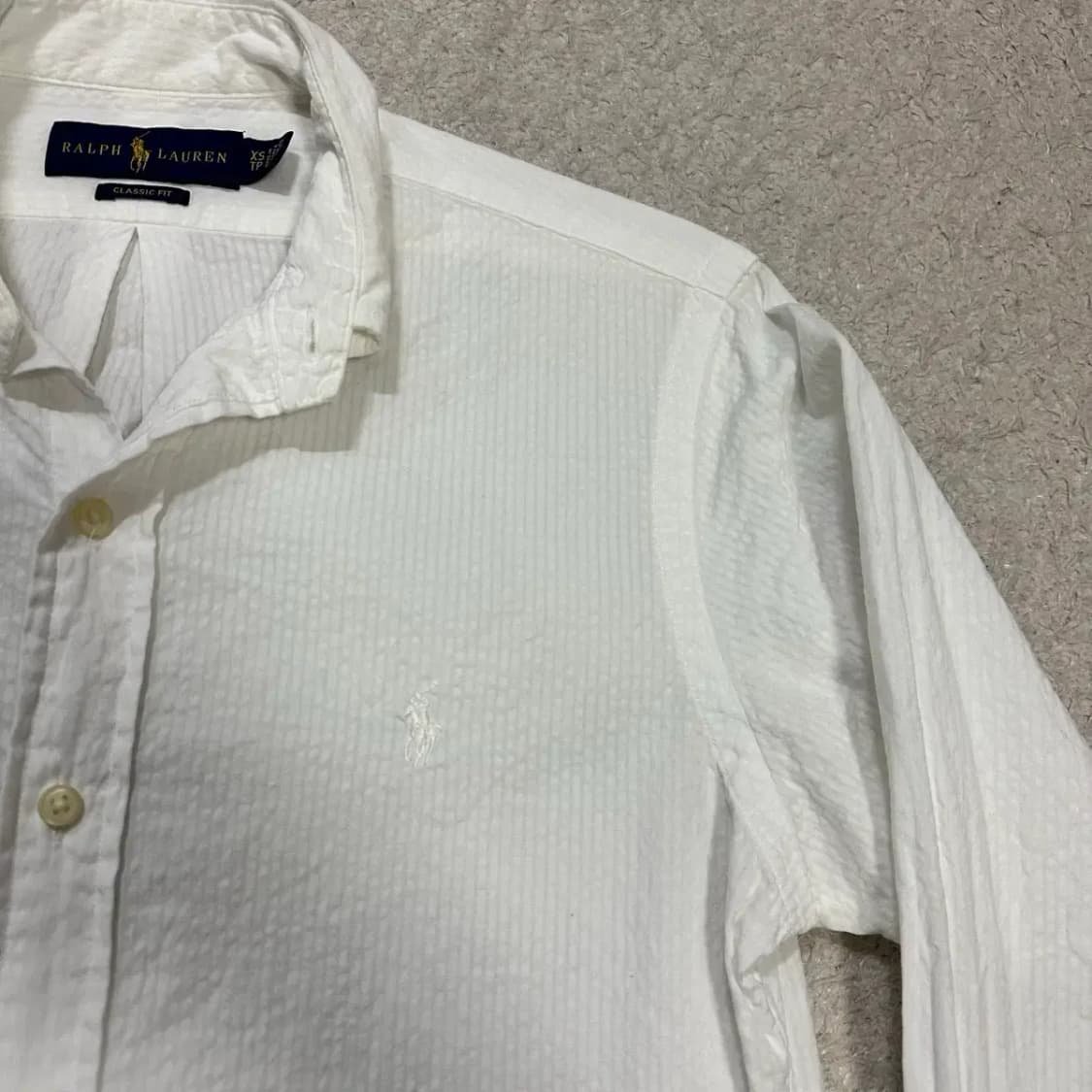 폴로 셔츠 화이트 xs 상품이미지2