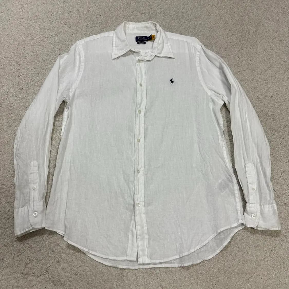 폴로 린넨 셔츠 화이트 여성 m 상품이미지1