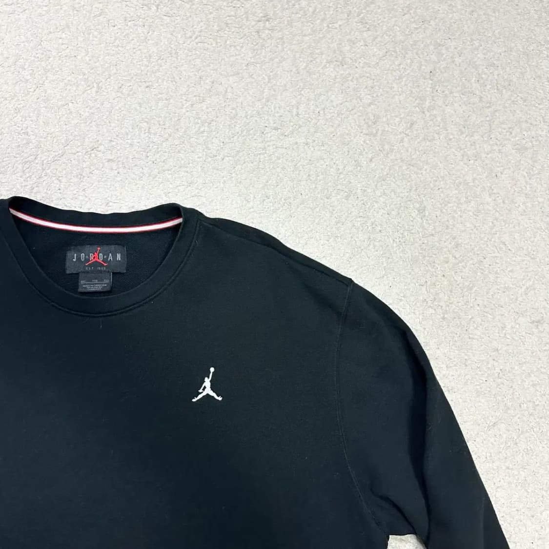 나이키 조던 맨투맨 블랙 xxl 110 상품이미지2