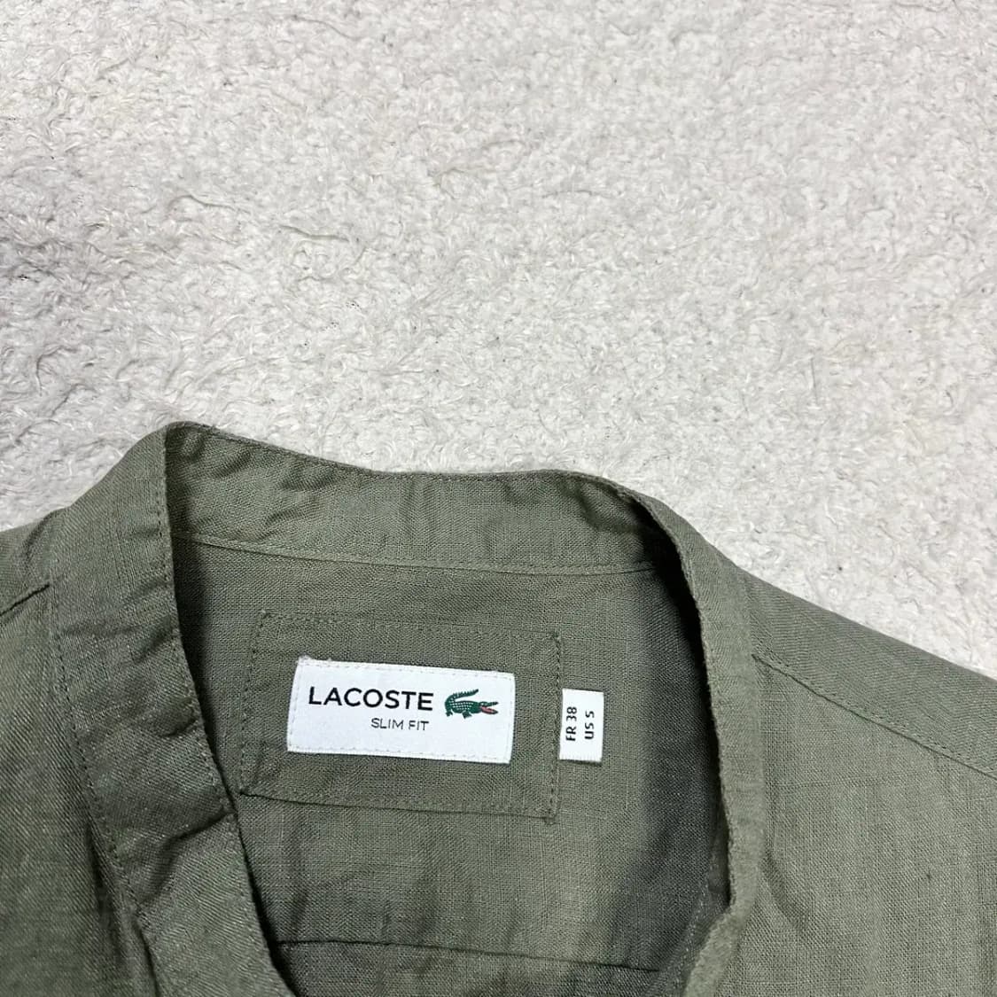 라코스테 린넨 셔츠 헨리넥 95 상품이미지2