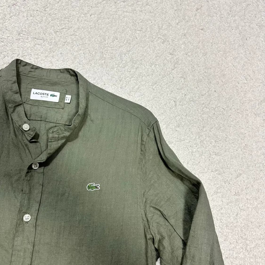 라코스테 린넨 셔츠 헨리넥 95 상품이미지3