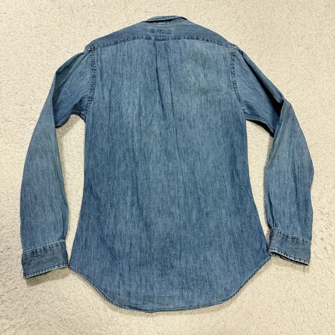 폴로 데님 셔츠 슬림핏 s 상품이미지5