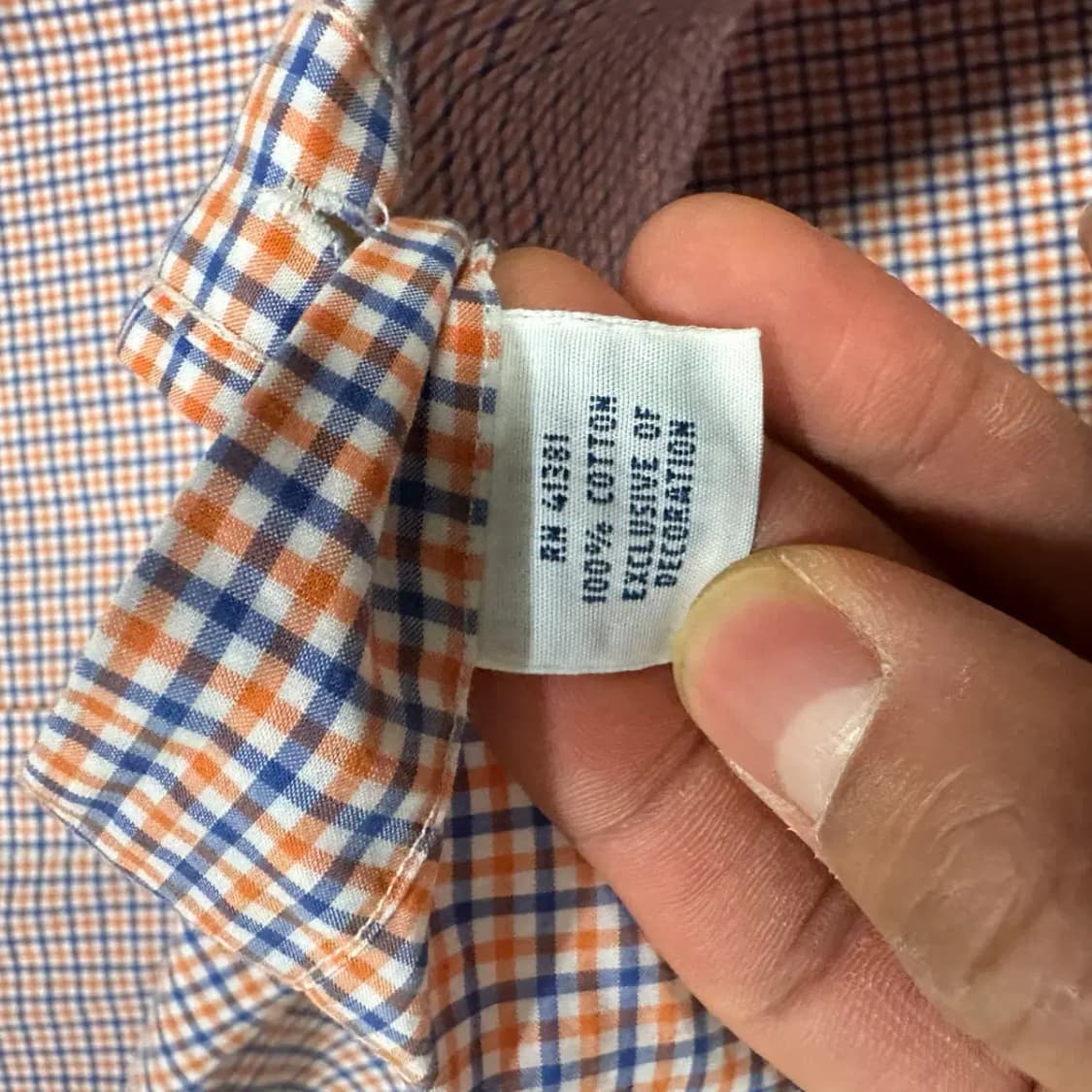 폴로 셔츠 체크 슬림핏 s 상품이미지4