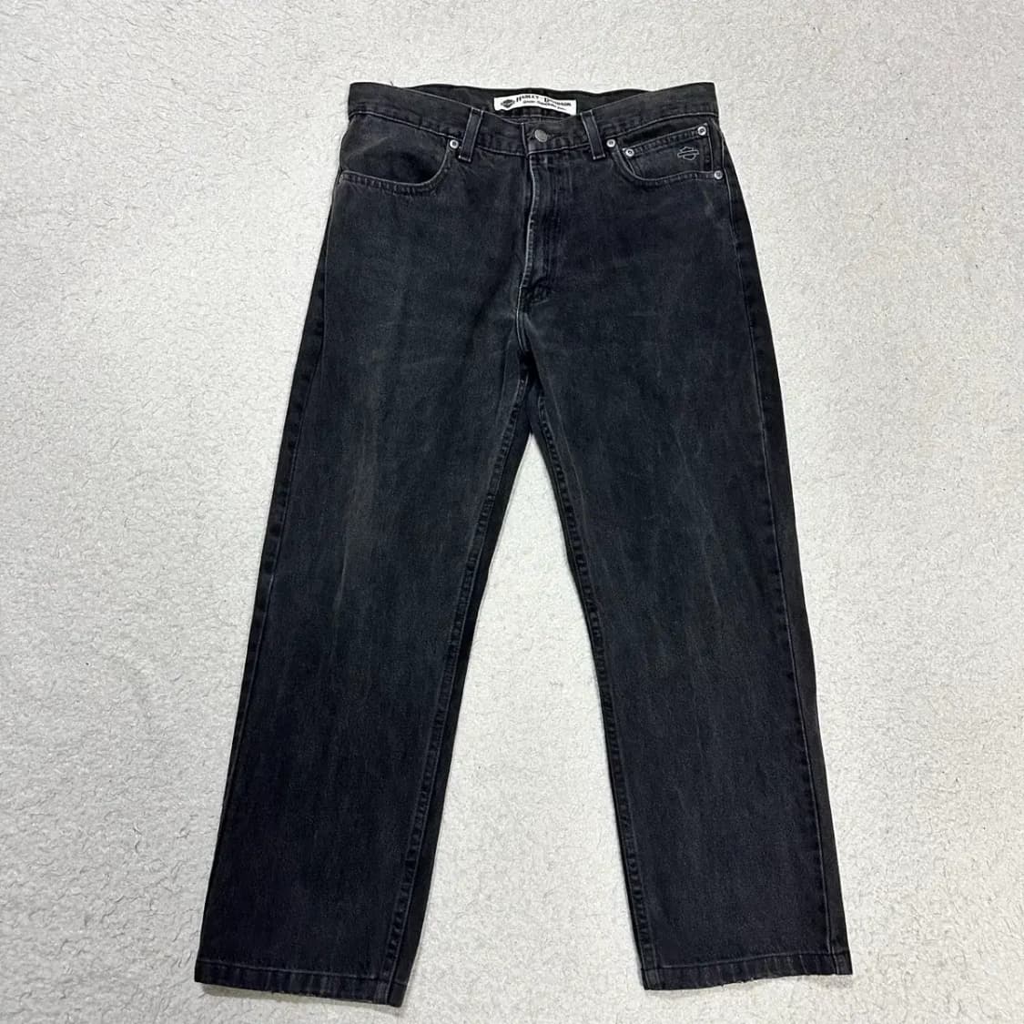 할리데이비슨 청바지 흑청 데님 팬츠 33인치 상품이미지1