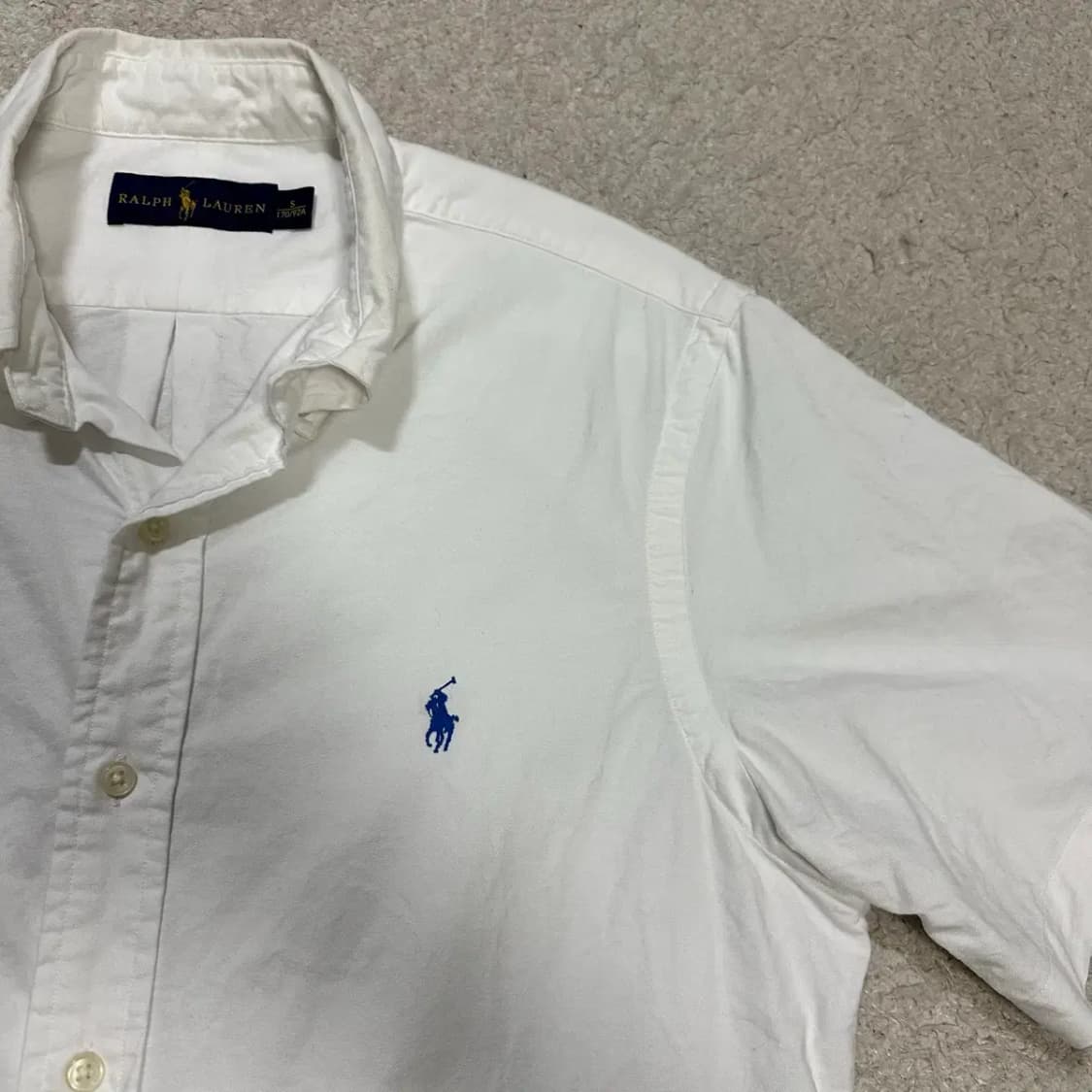 폴로 반팔 셔츠 화이트 s 상품이미지2