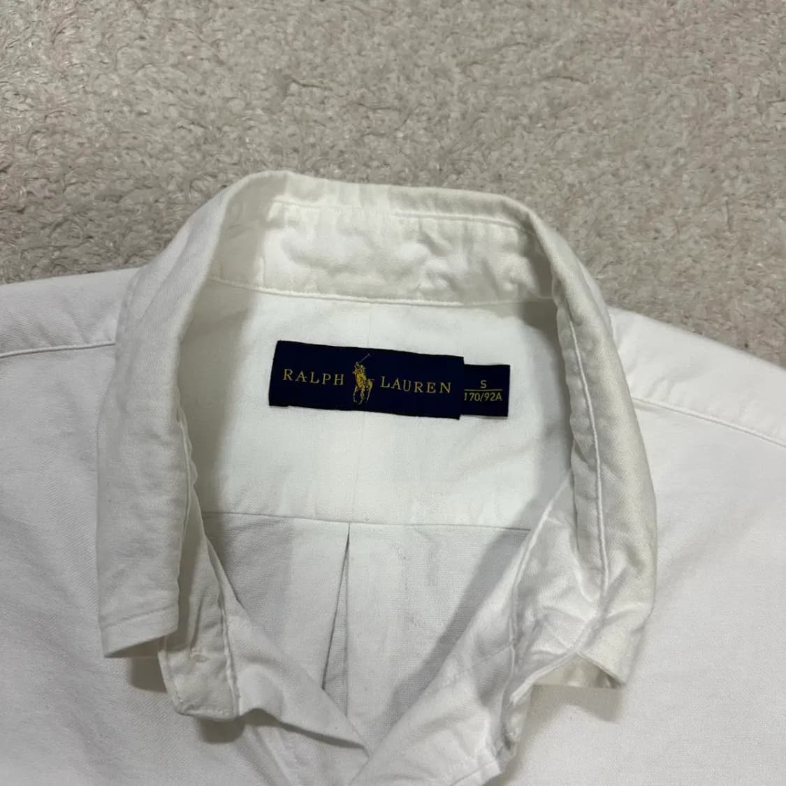 폴로 반팔 셔츠 화이트 s 상품이미지3