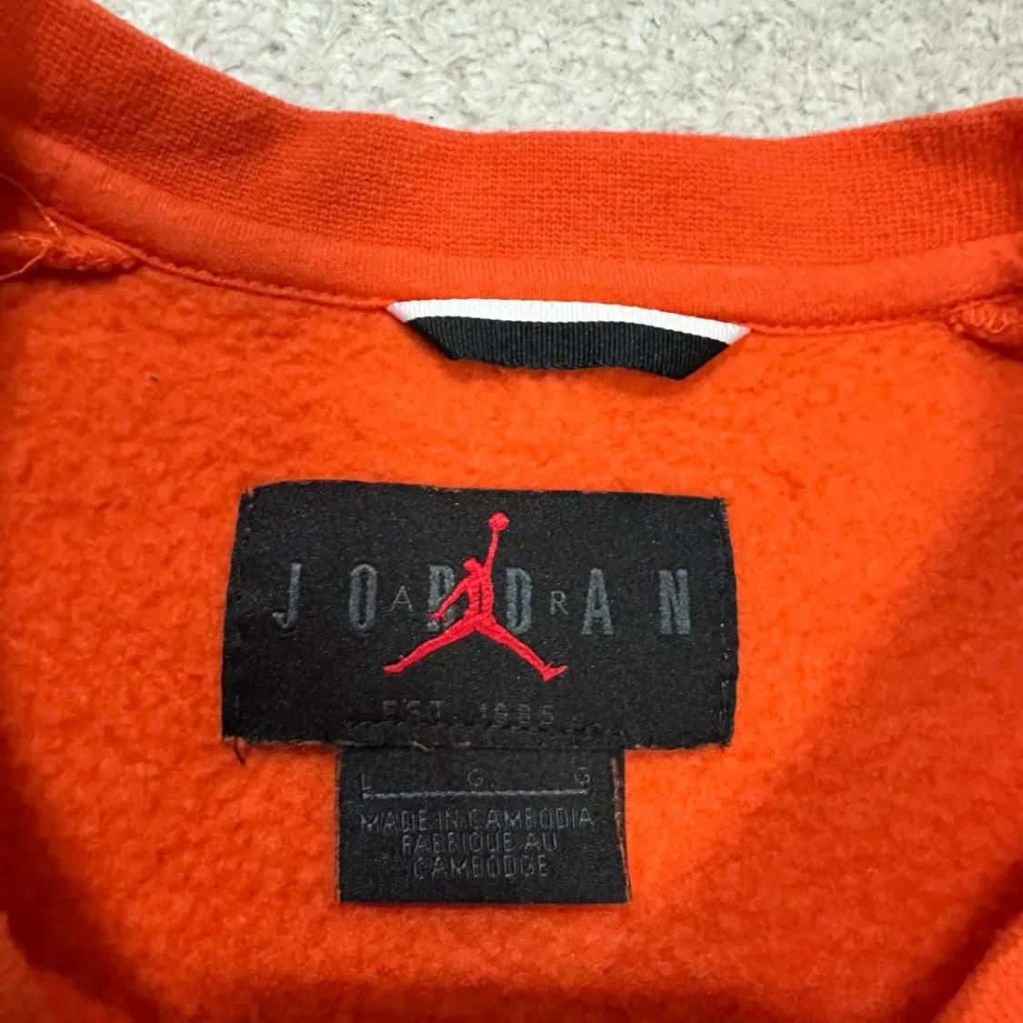 나이키 조던 맨투맨 기모 L 105 상품이미지3