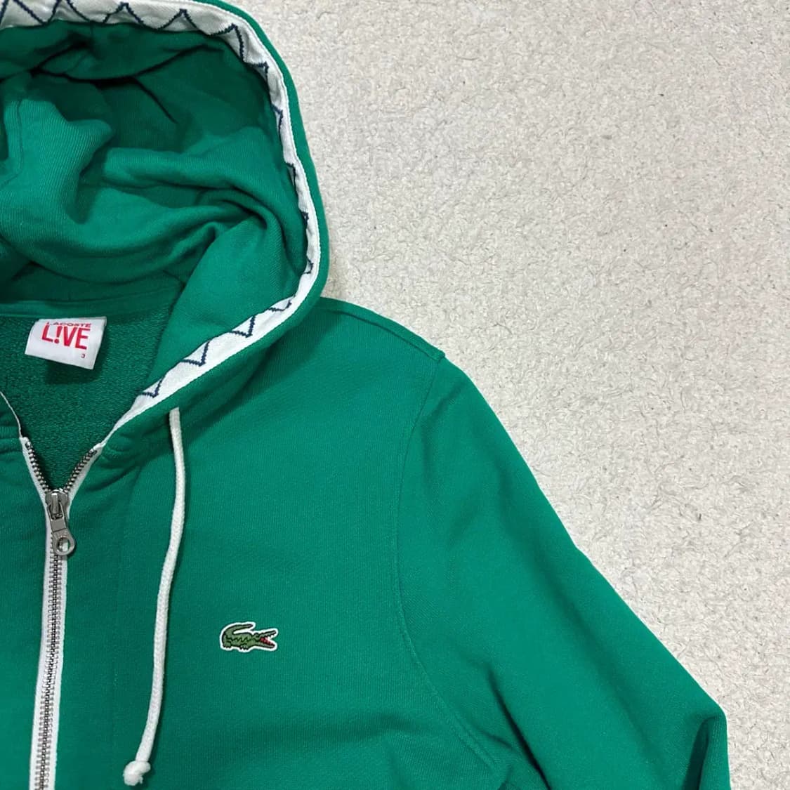 라코스테 후드집업 그린 3 상품이미지2