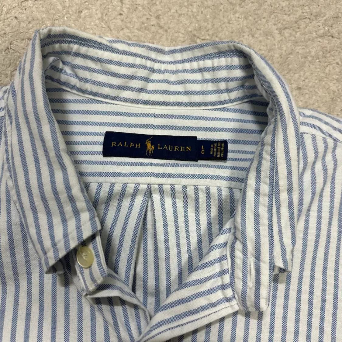 폴로 셔츠 스트라이프 L 상품이미지3