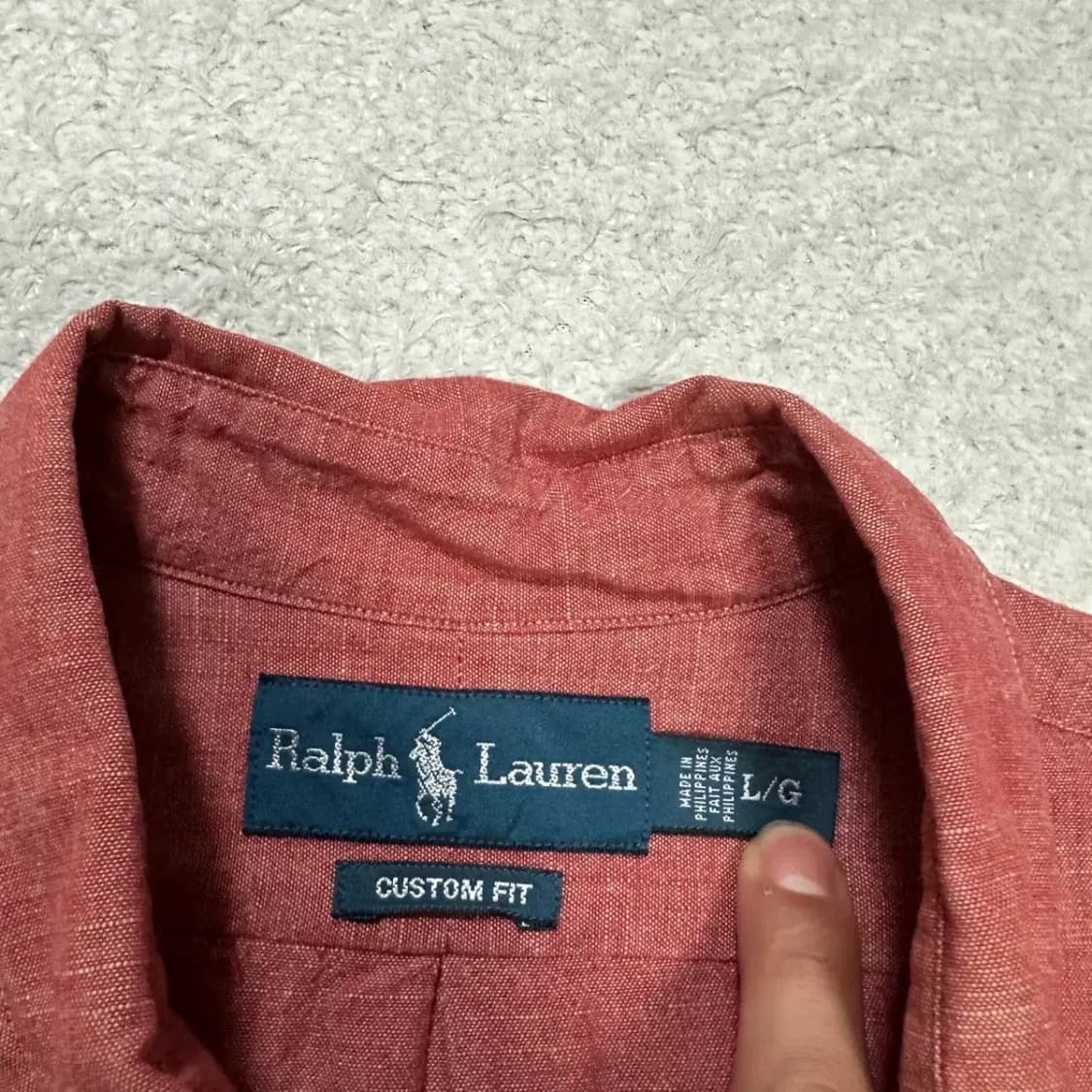 폴로 셔츠 솔리드 L 상품이미지3