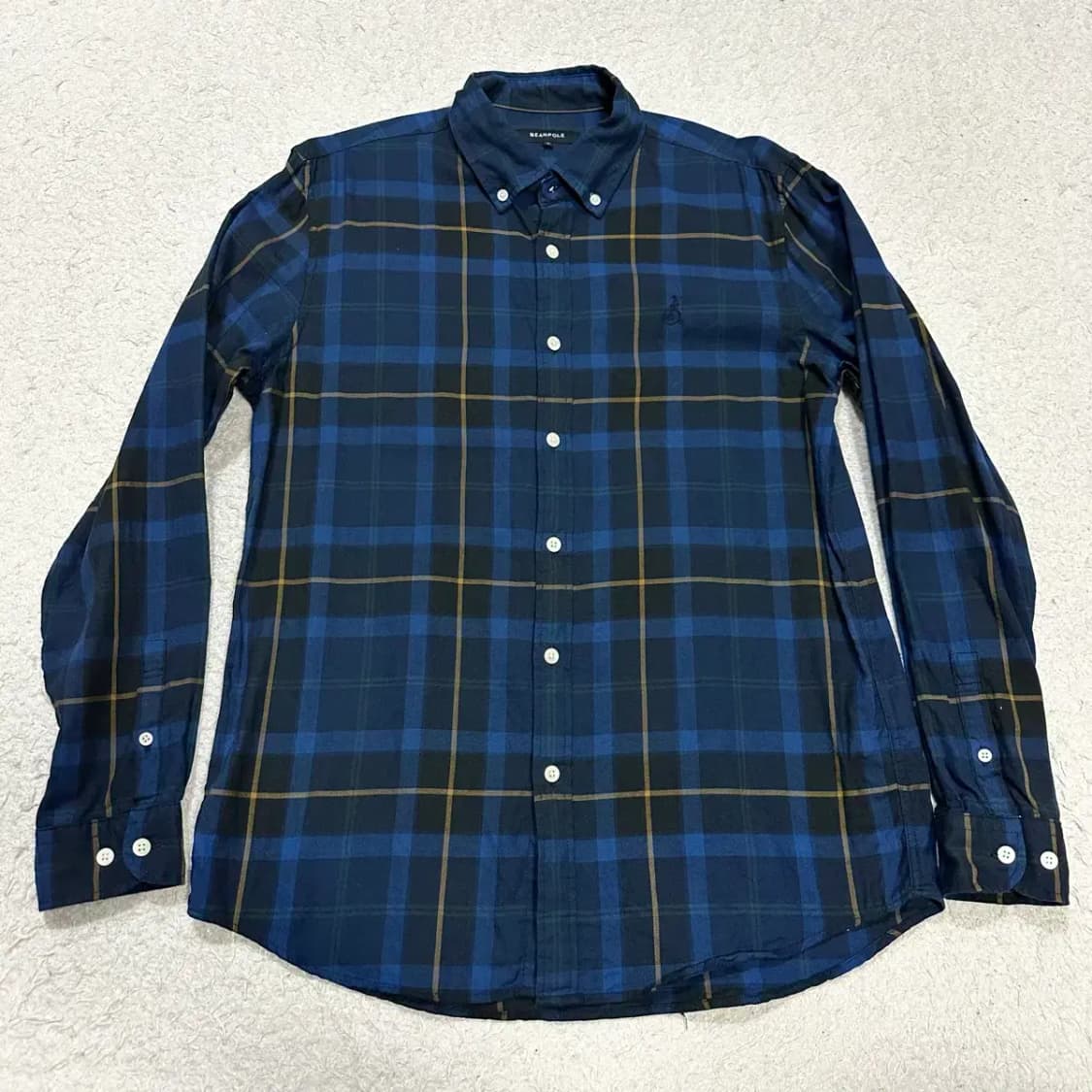 빈폴 셔츠 체크 m 100 상품이미지1