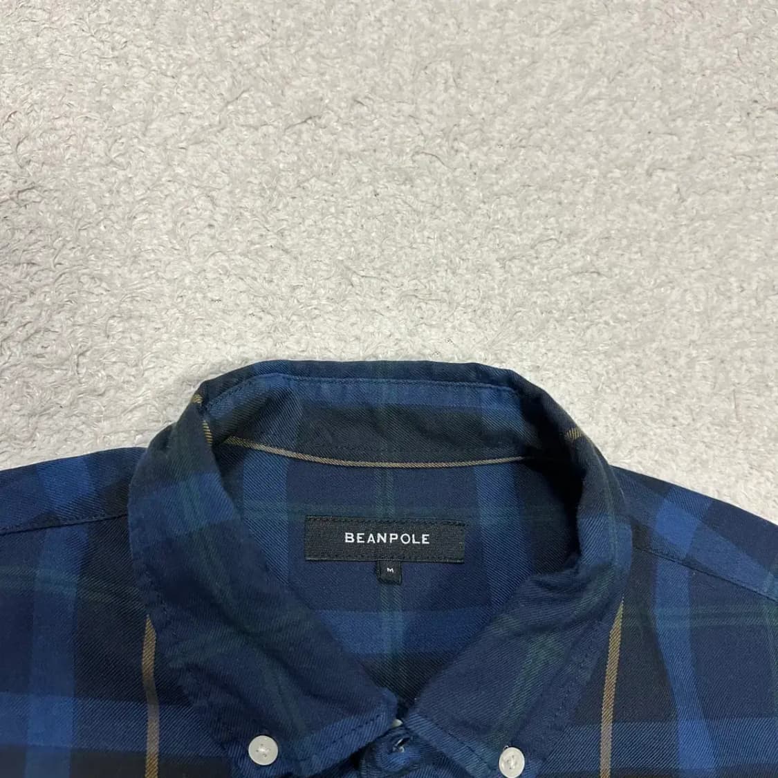 빈폴 셔츠 체크 m 100 상품이미지2