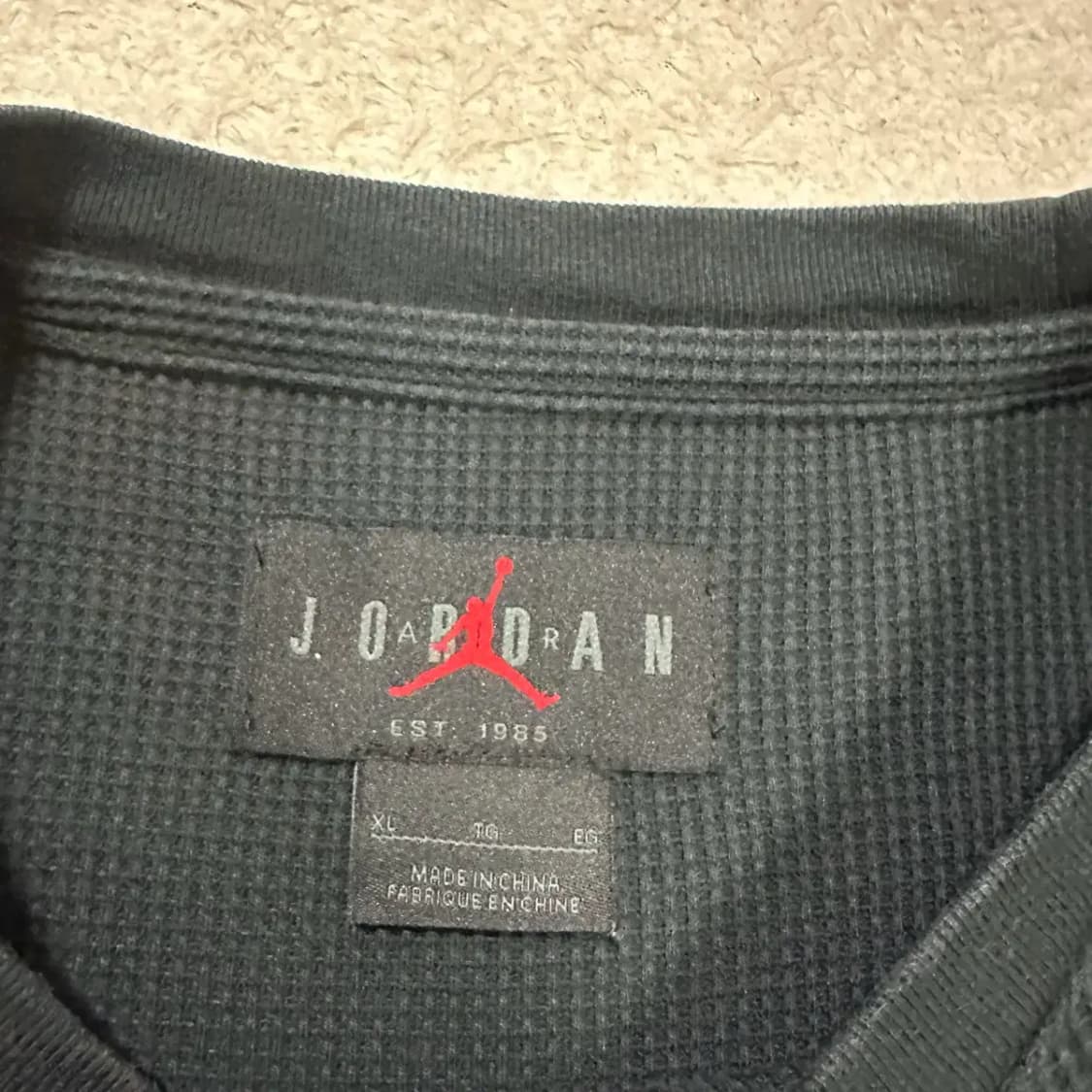 나이키 조던 긴팔티 와플티 xl 110 상품이미지3