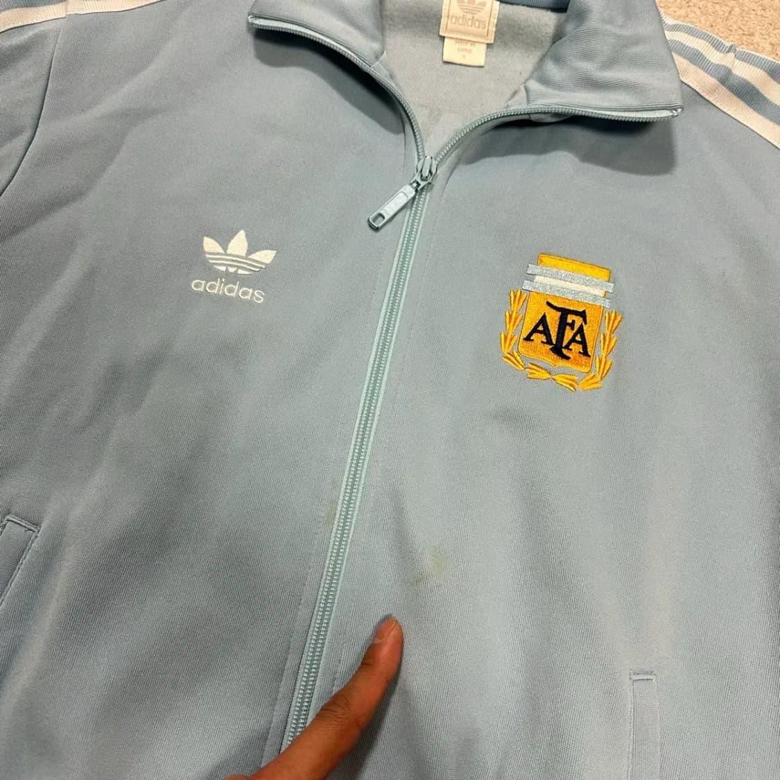 아디다스 아르헨티나 져지 트랙탑 s 상품이미지2