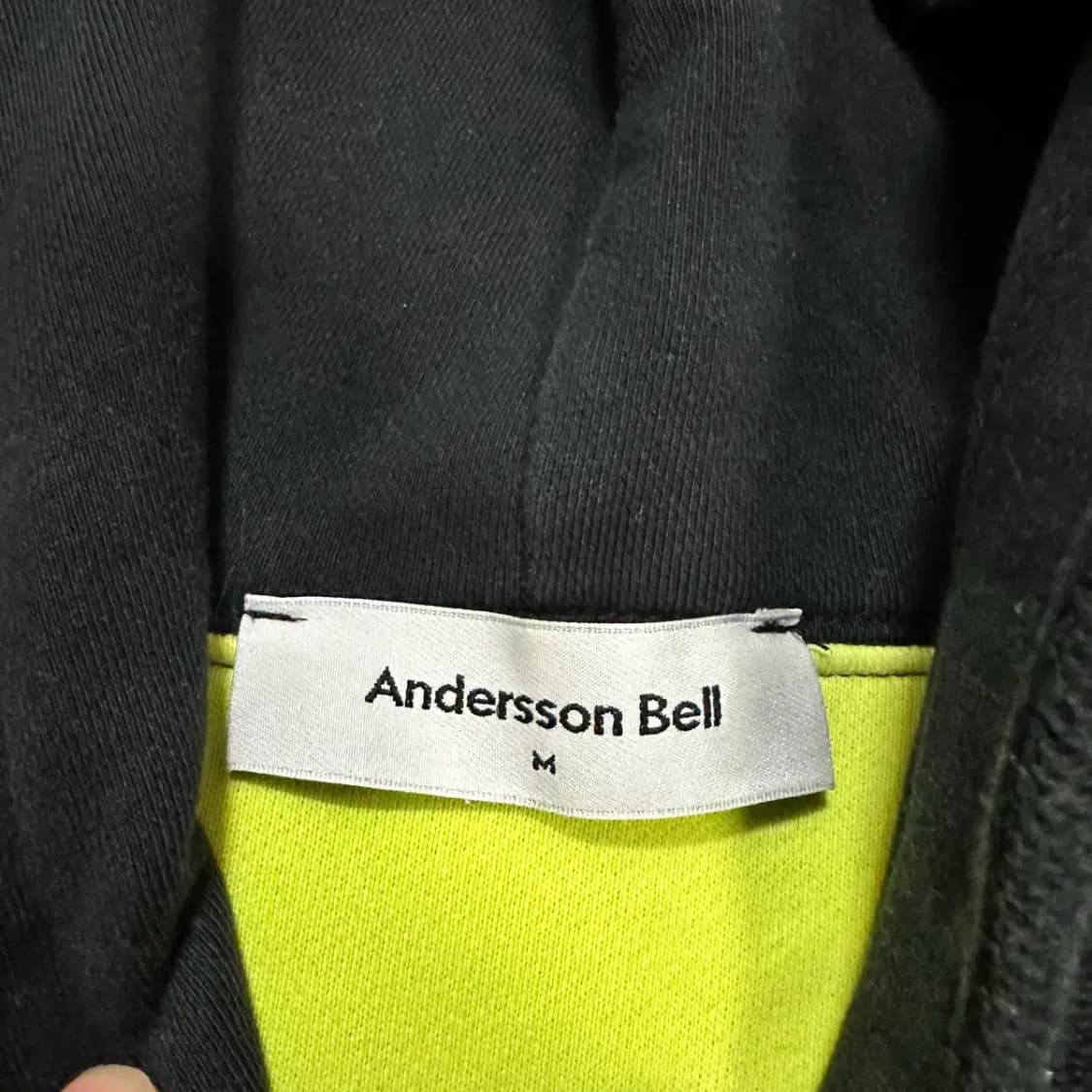 앤더슨벨 후드티 블랙 m 상품이미지4