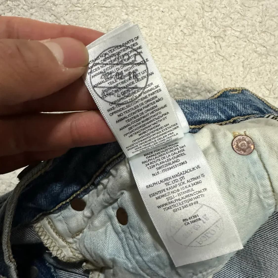 폴로 청바지 데님 팬츠 28인치 상품이미지5