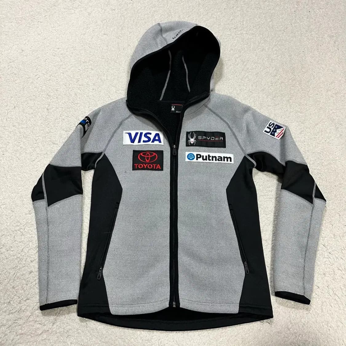 스파이더 후드집업 기모 s 90 상품이미지1